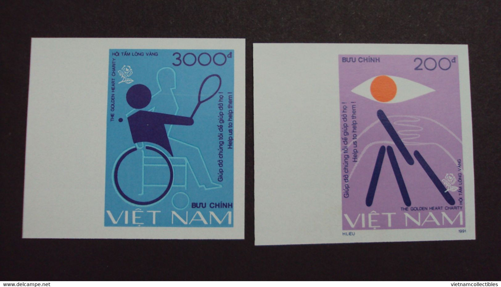Vietnam Viet Nam MNH Imperf Stamps 1991 : Helping Disable People / Tennis / Handicap (Ms629) - Vietnam