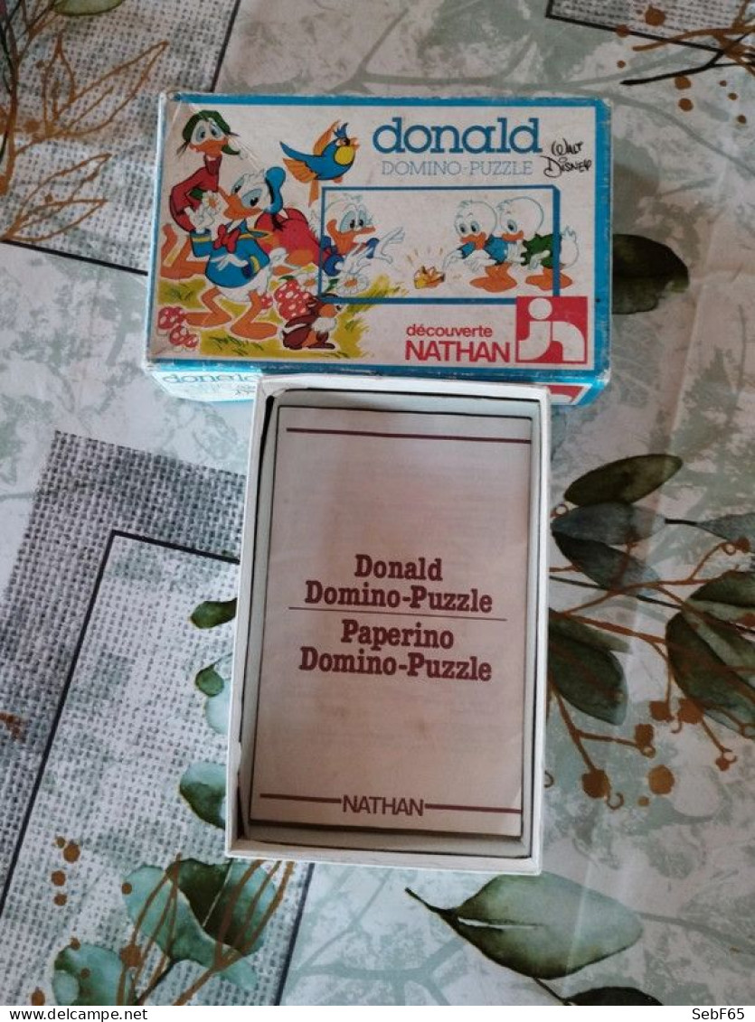 Domino Puzzle Donald - Disney - Nathan - Sonstige & Ohne Zuordnung