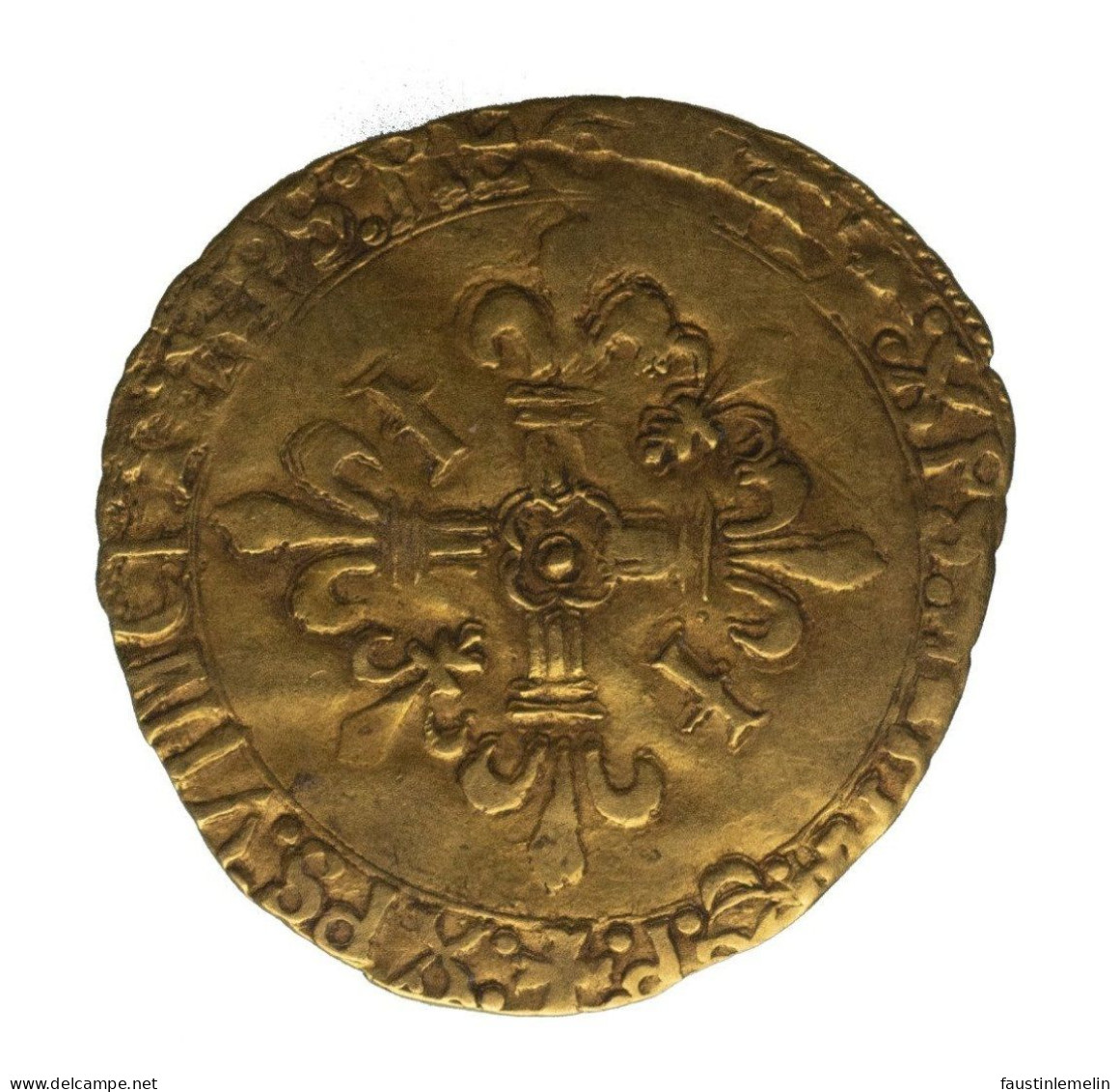 François Ier Écu D'Or Au Soleil 1519 Bordeaux - 1515-1547 François 1er