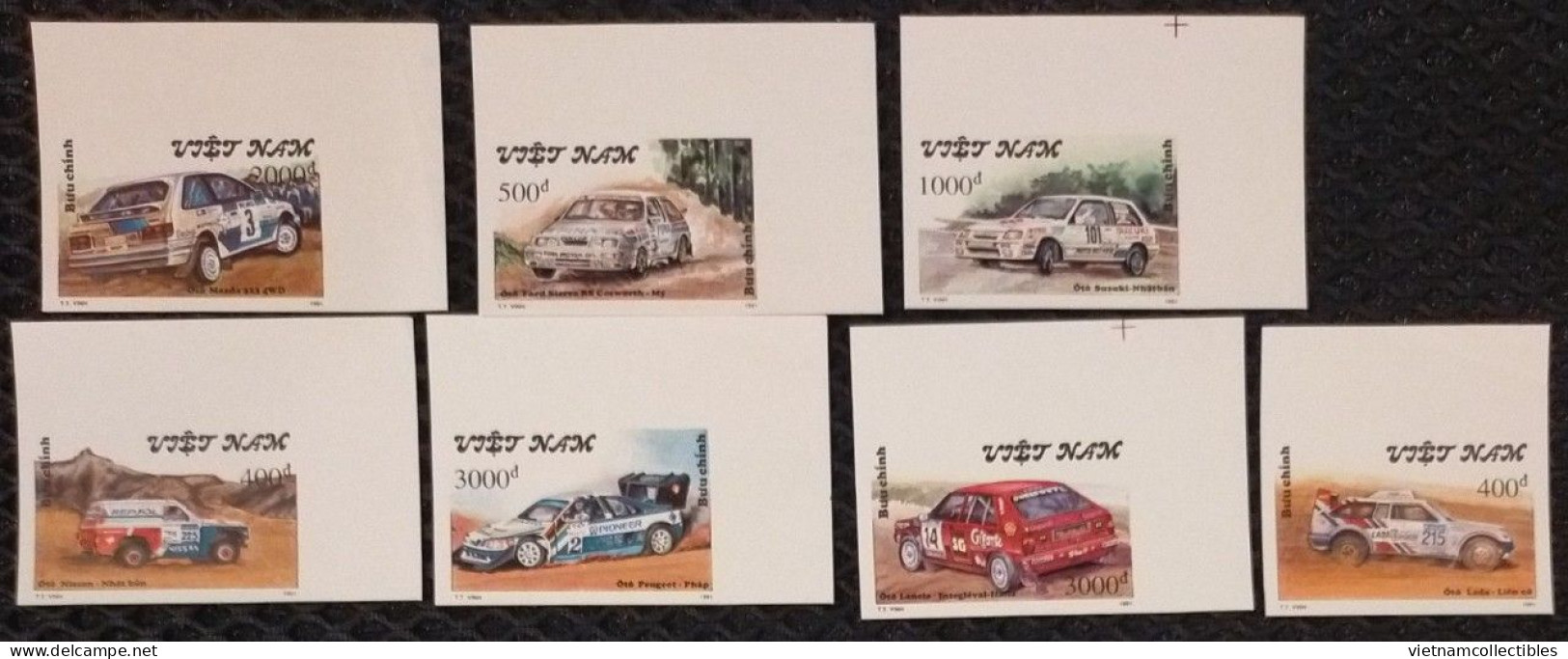 Vietnam Viet Nam MNH Imperf Stamps 1991 : Rally Cars / Car (Ms621) - Viêt-Nam