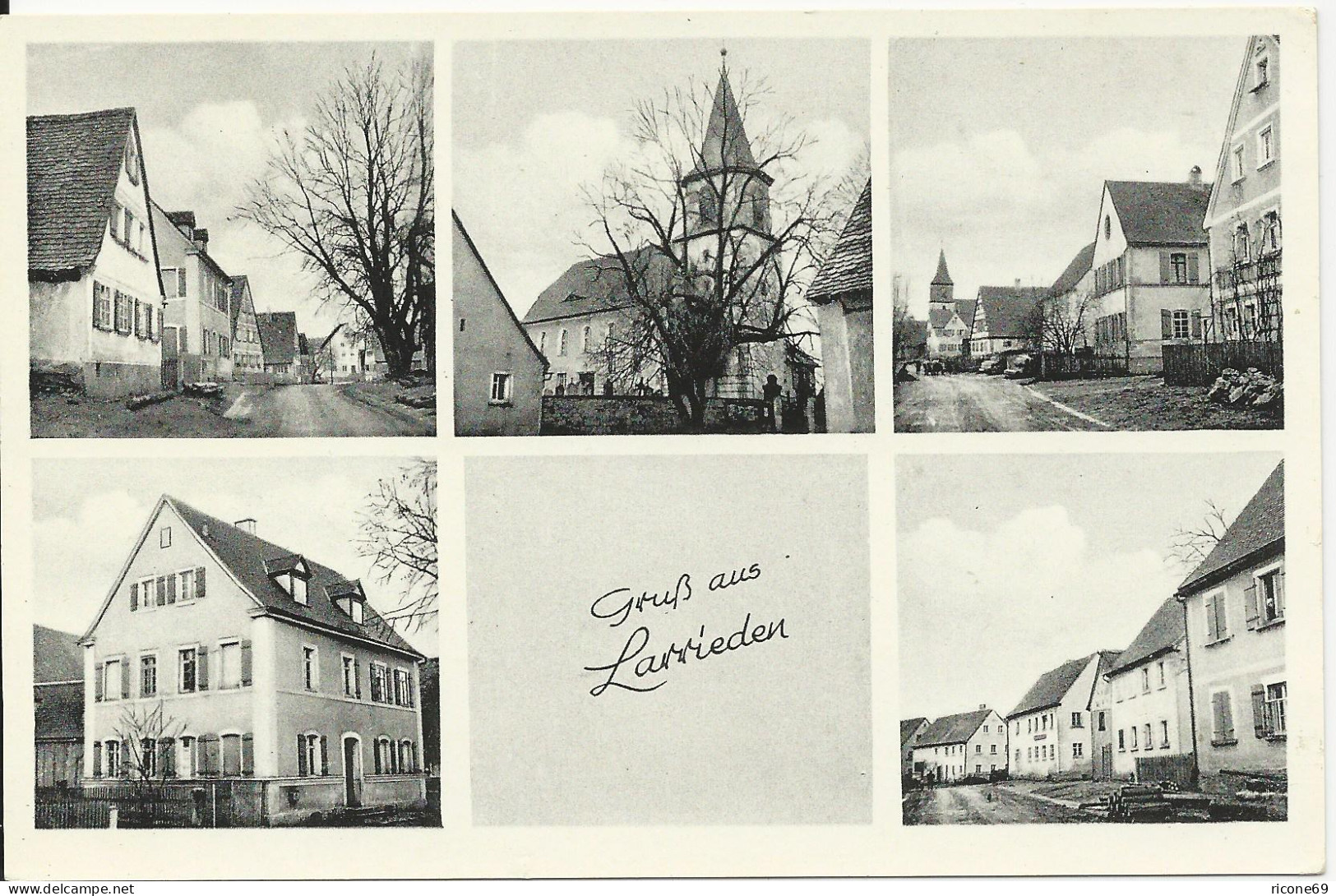 Larrieden B. Feuchtwangen, Mehrbild Sw-AK - Andere & Zonder Classificatie