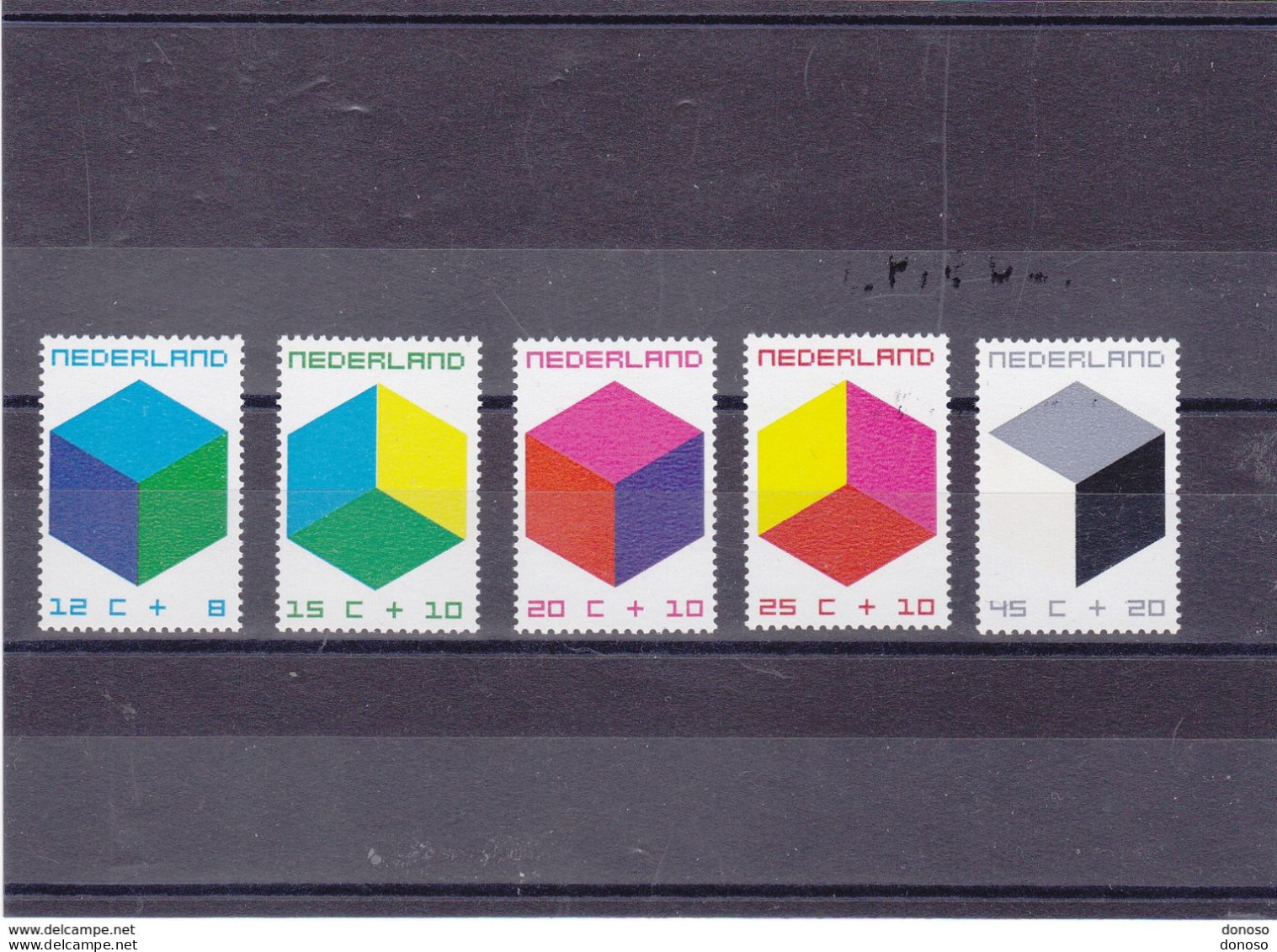 PAYS BAS 1970 ENFANCE CUBES Yvert 921-925 NEUF** MNH Cote 7 Euros - Unused Stamps