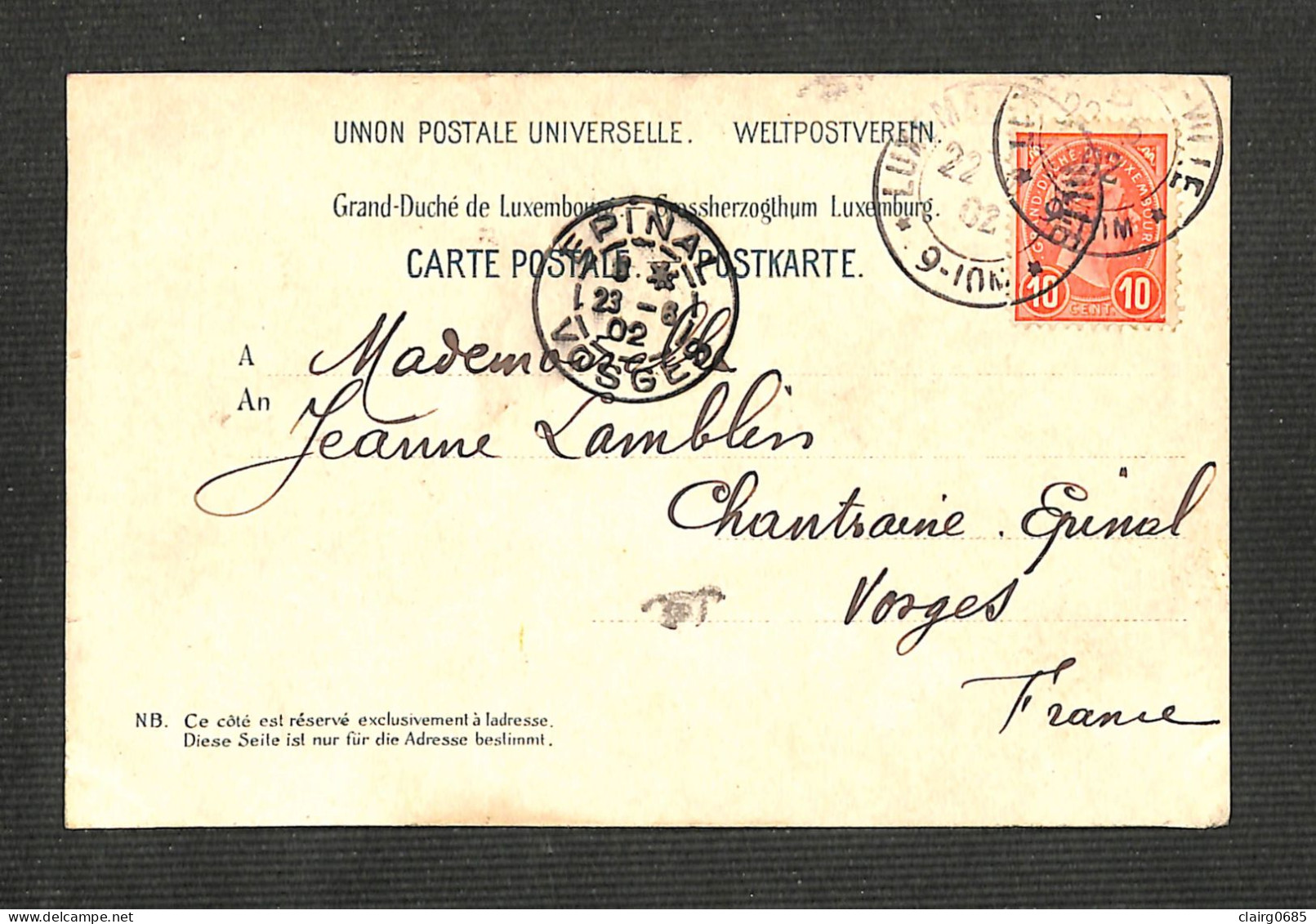 LUXEMBOURG - LUXEMBURG - Eingang Zur Stadt - 1902 - Luxembourg - Ville