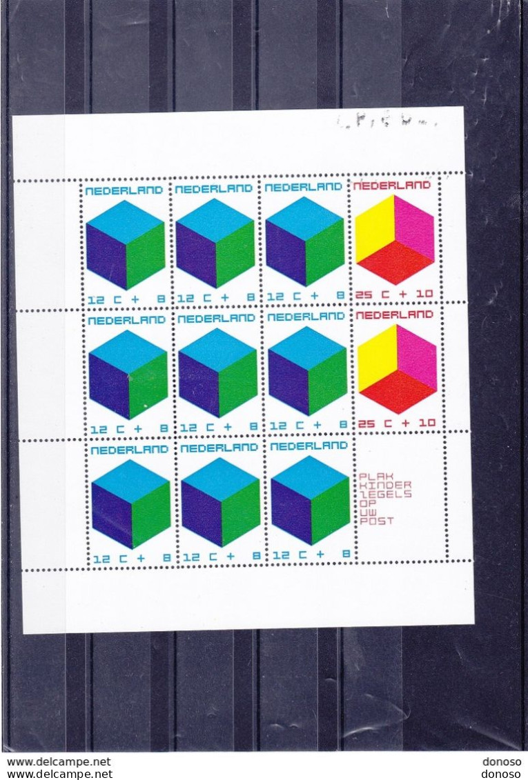 PAYS BAS 1970 ENFANCE Yvert BF 9, Michel Block 9 NEUF** MNH Cote Yv  20 Euros - Unused Stamps