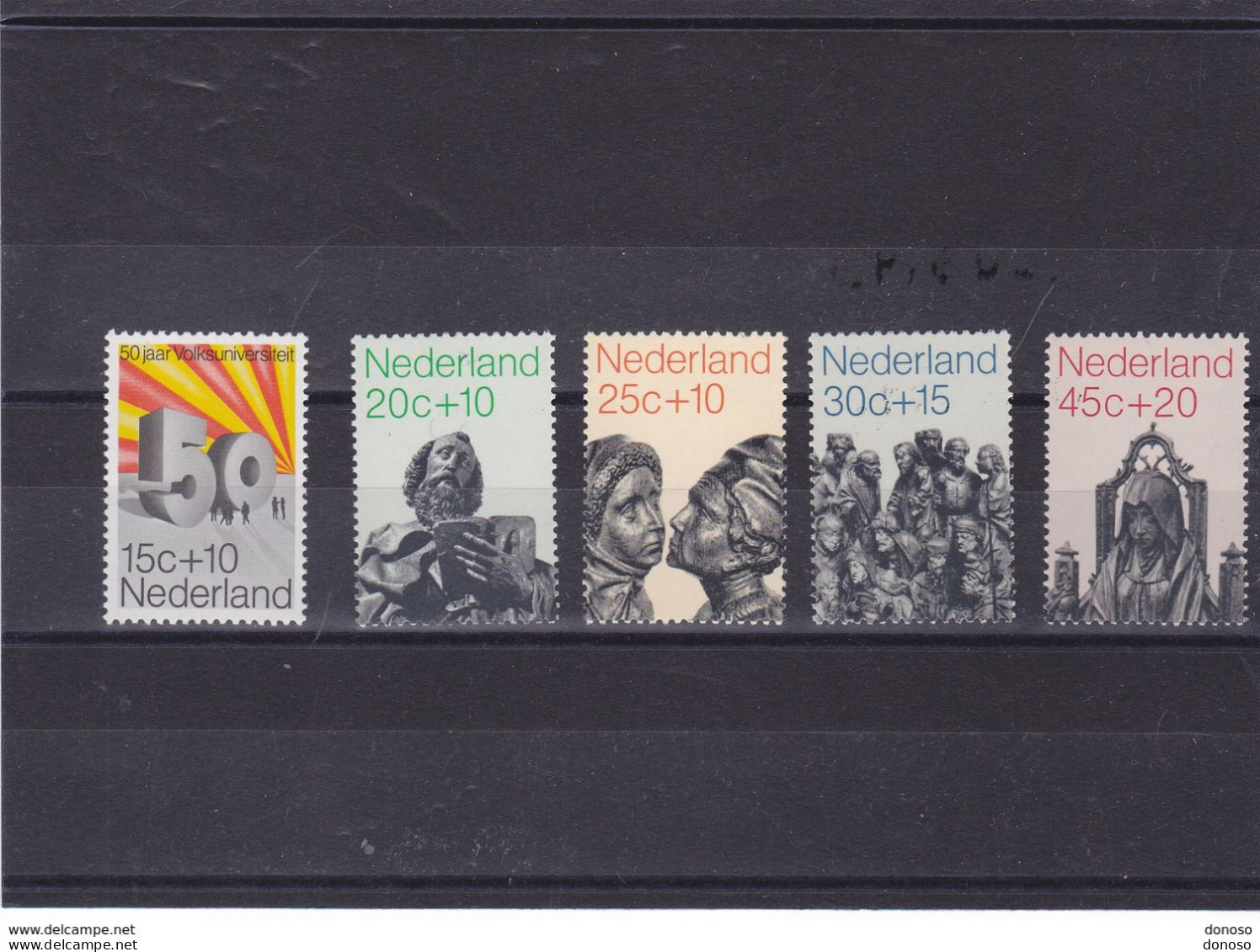 PAYS BAS 1971 STATUES Yvert 927-931, Michel 958-962 NEUF** MNH Cote 9 Euros - Unused Stamps