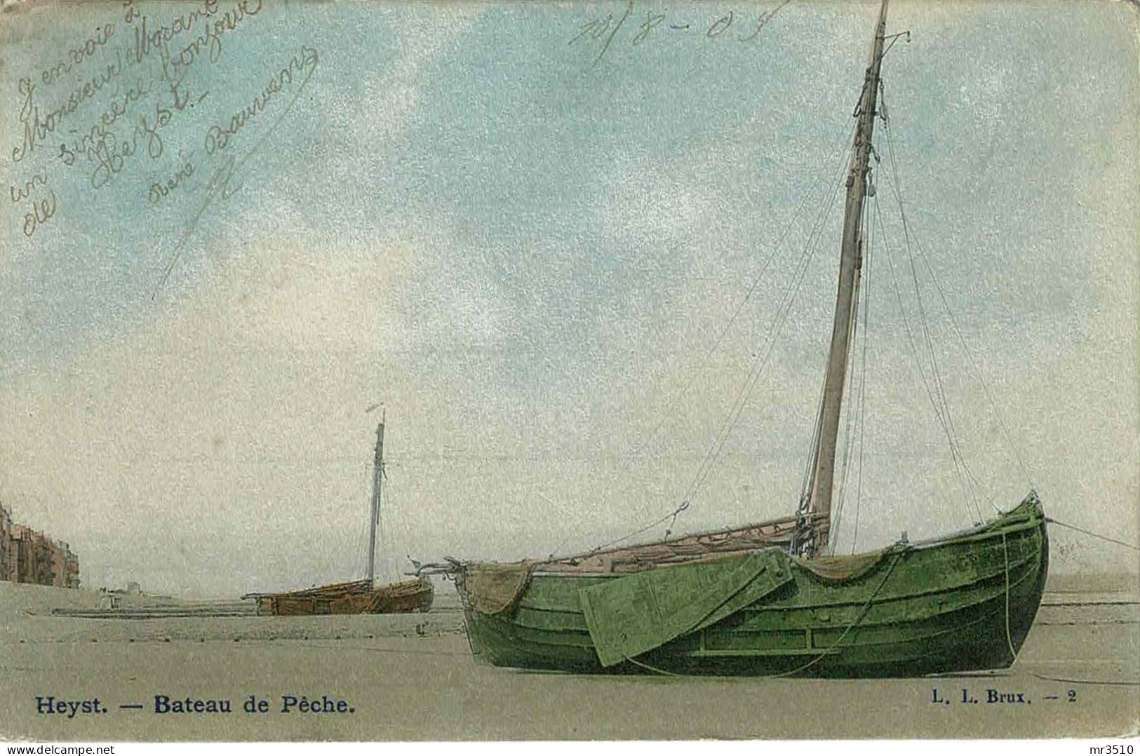 Heyst - Bateau De Pêche - 1909 - Heist