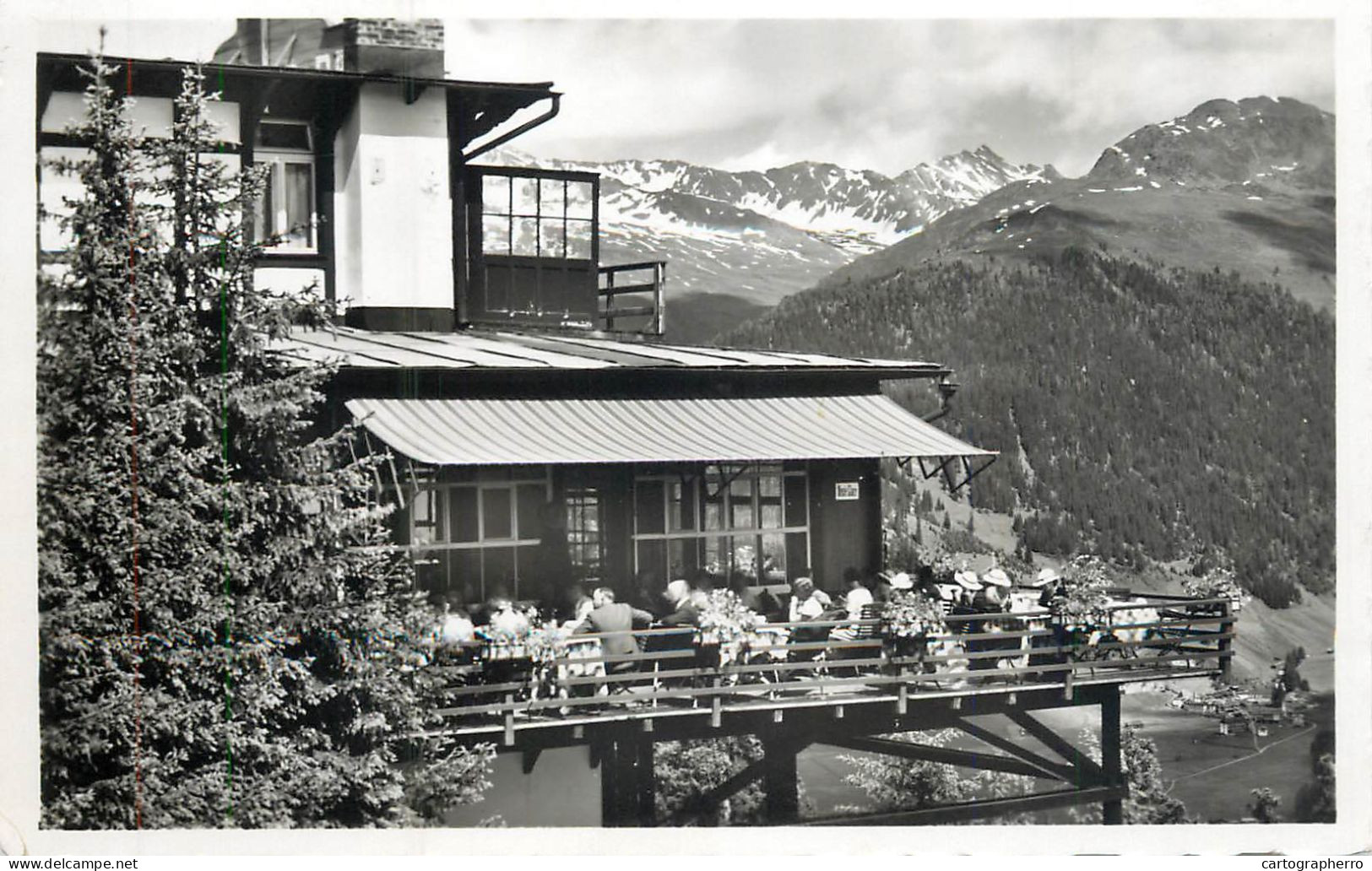 Switzerland Restaurant Terrasse Schatzalp - Sonstige & Ohne Zuordnung