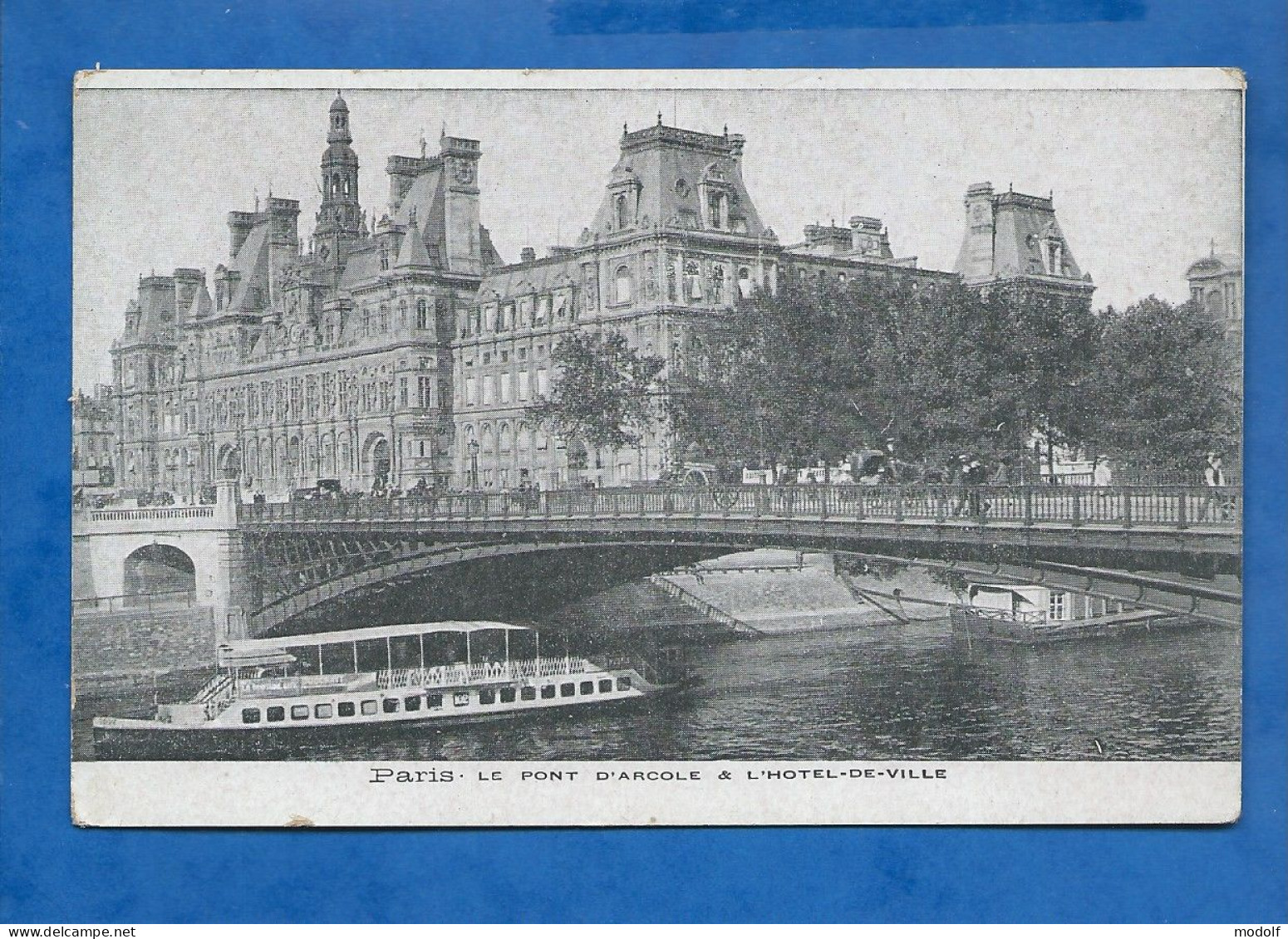CPA - 75 - Paris - Le Pont D'Arcole Et L'Hôtel-de-Ville - Non Circulée - Ponti