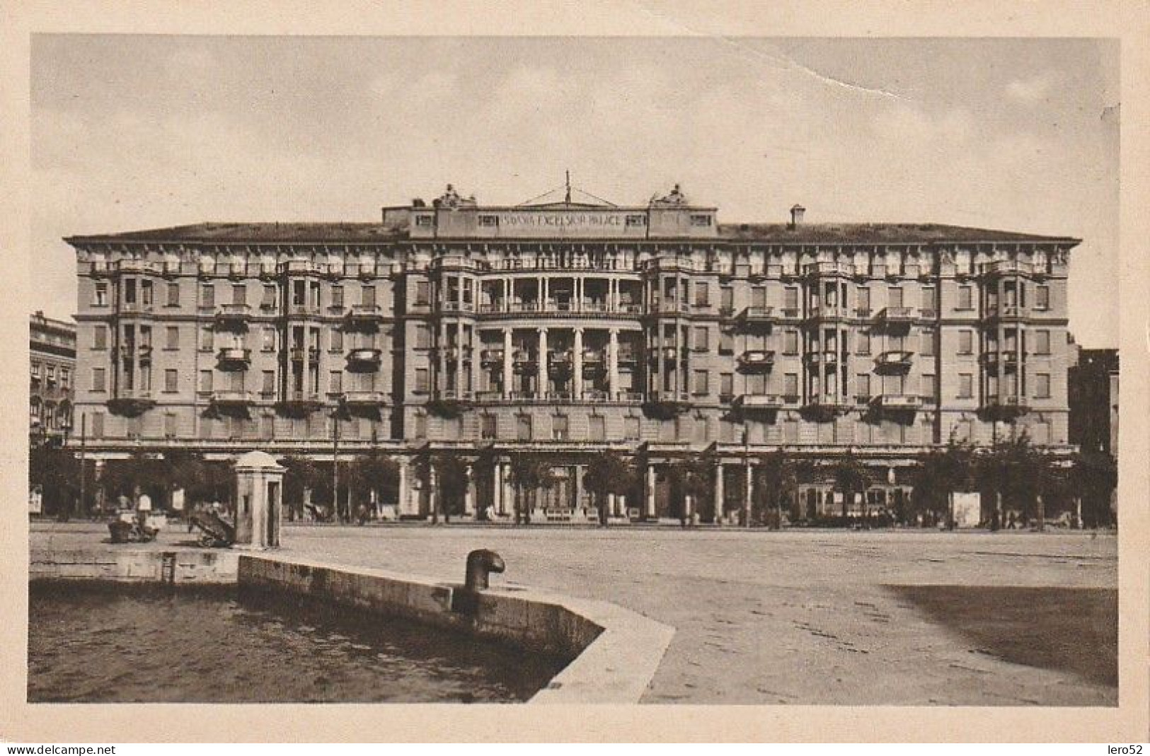 TRIESTE D'EPOCA DETTAGLI HOTEL SAVOIA PRIMO PIANO FORMATO PICCOLO NON VIAGGIATA - Trieste