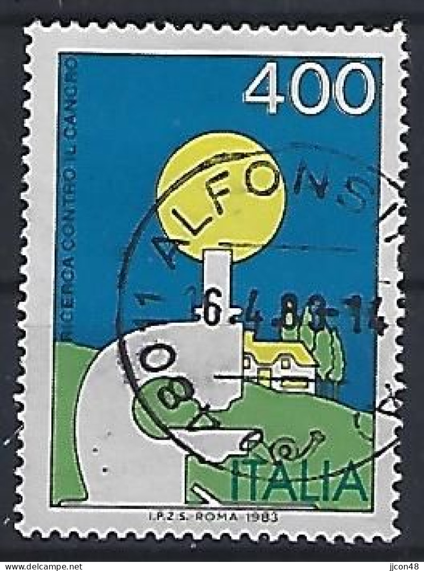 Italy 1983  Kampf Gegen Den Krebs  (o) Mi.1821 - 1981-90: Used