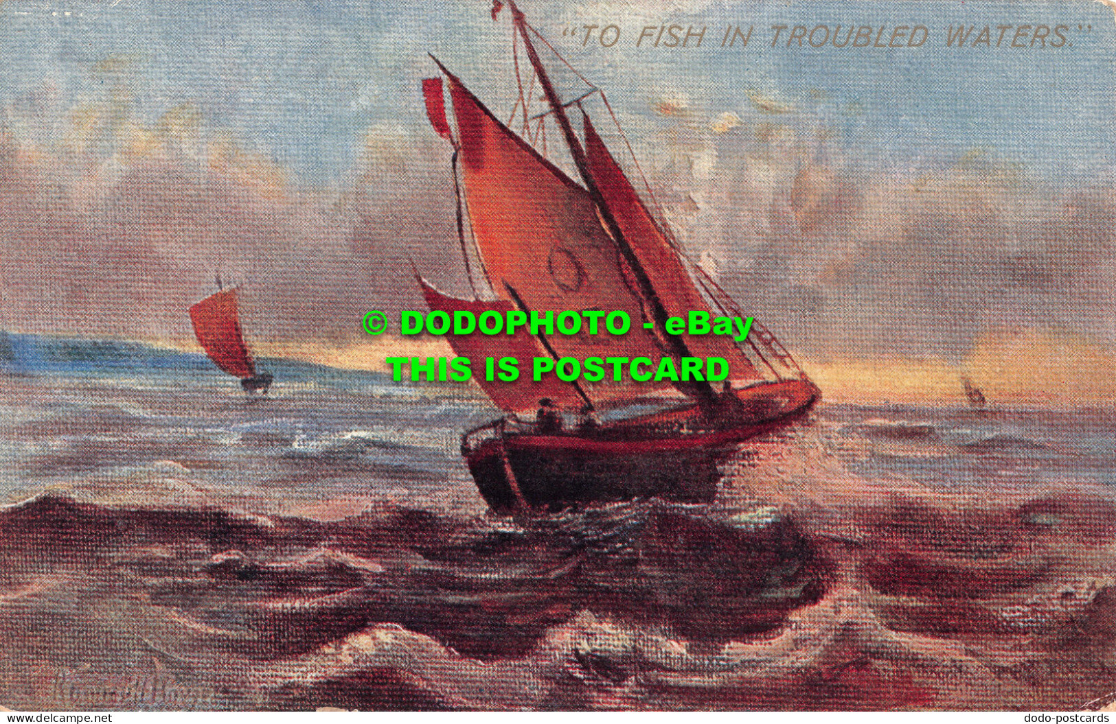 R514321 To Fish In Troubled Waters. Felix McGlennon Limited. Shamrock. London E. - Autres & Non Classés