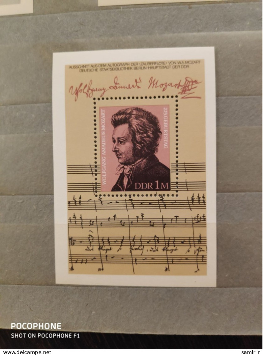 Germany	Mozart 9 - Unused Stamps