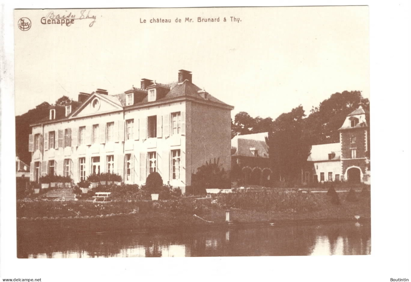 GENAPPE  Le Château De Mr. Brunard à THY  (Reproduction Offerte Pour Les 20 Ans De " Sport Pour Tous" De L'Adeps - Genappe