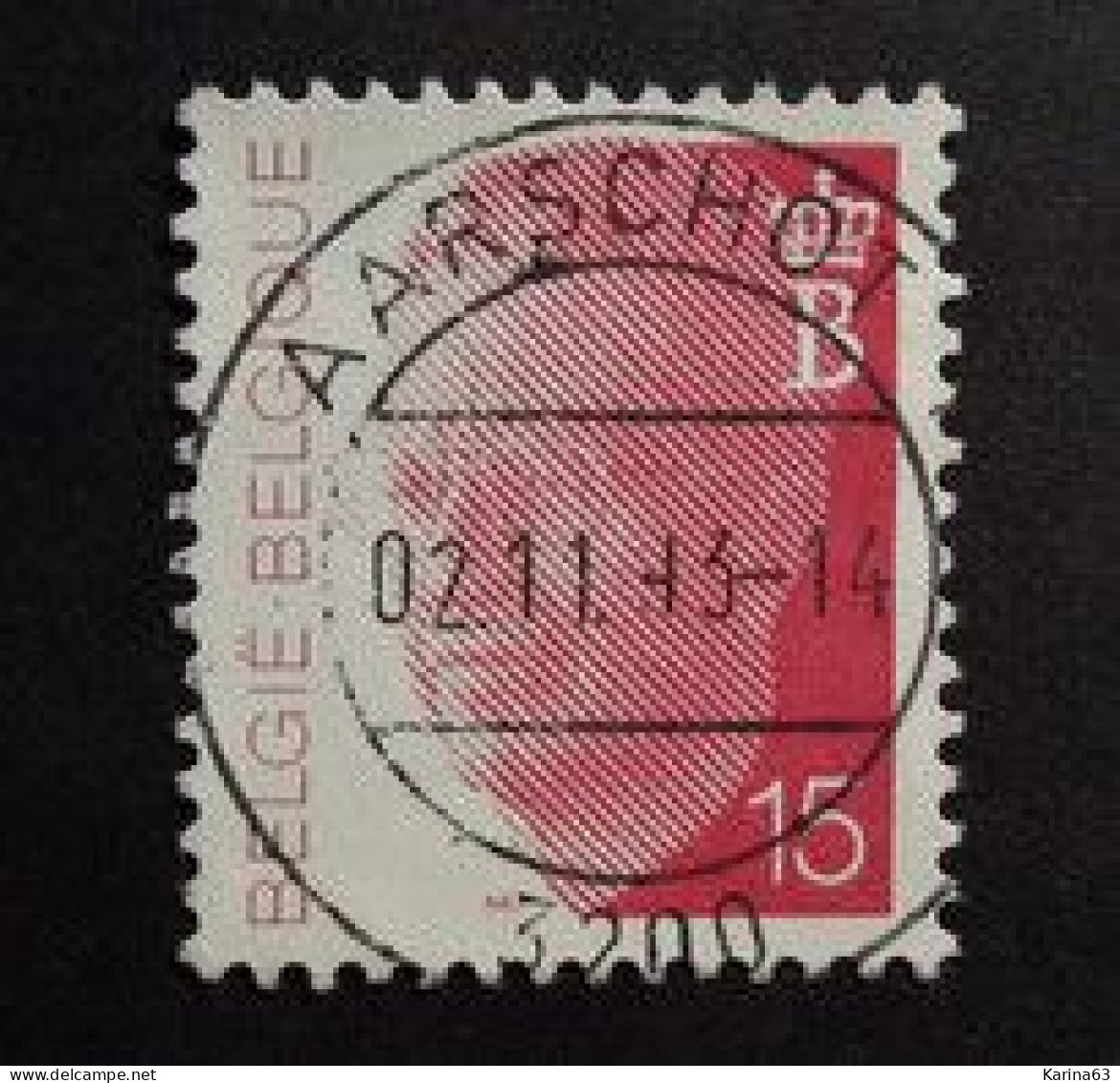 Belgie Belgique - 1992 - OPB/COB N° 2450 ( 1 Value ) Koning Boudewijn Type Olyff  - Obl. Aarschot - Gebraucht