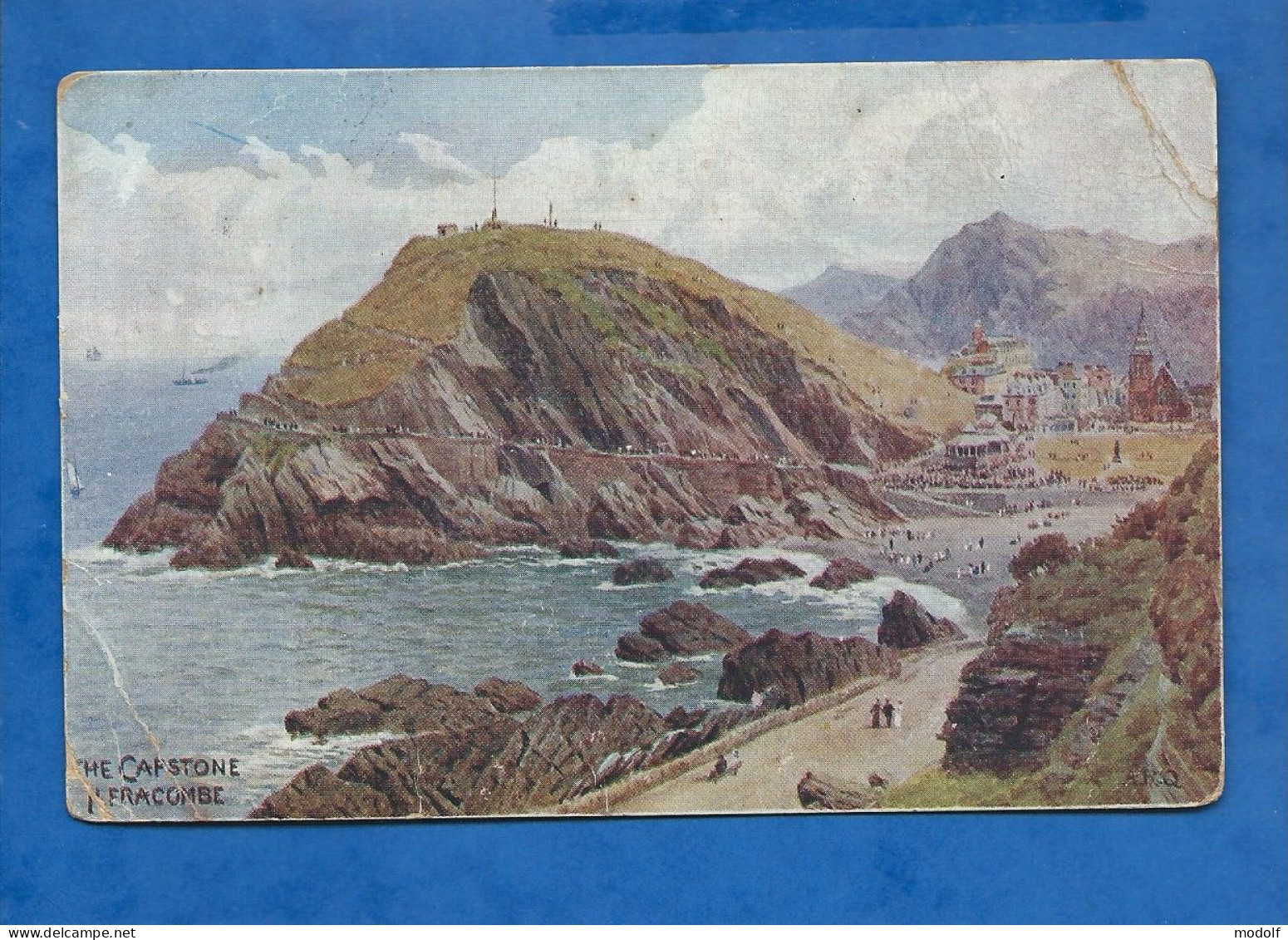 CPA - Royaume-Uni - The Capstone - Ilfracombe - Illustration Non Signée - Circulée En 1920 - Ilfracombe