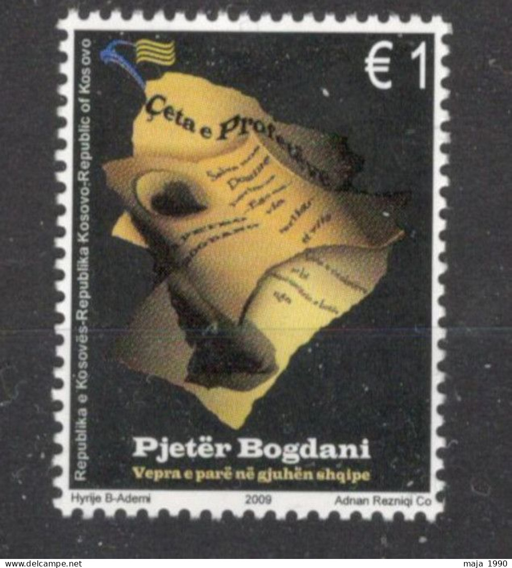 KOSOVO - MNH STAMP - PJETER BOGDANI - 2009. - Kosovo