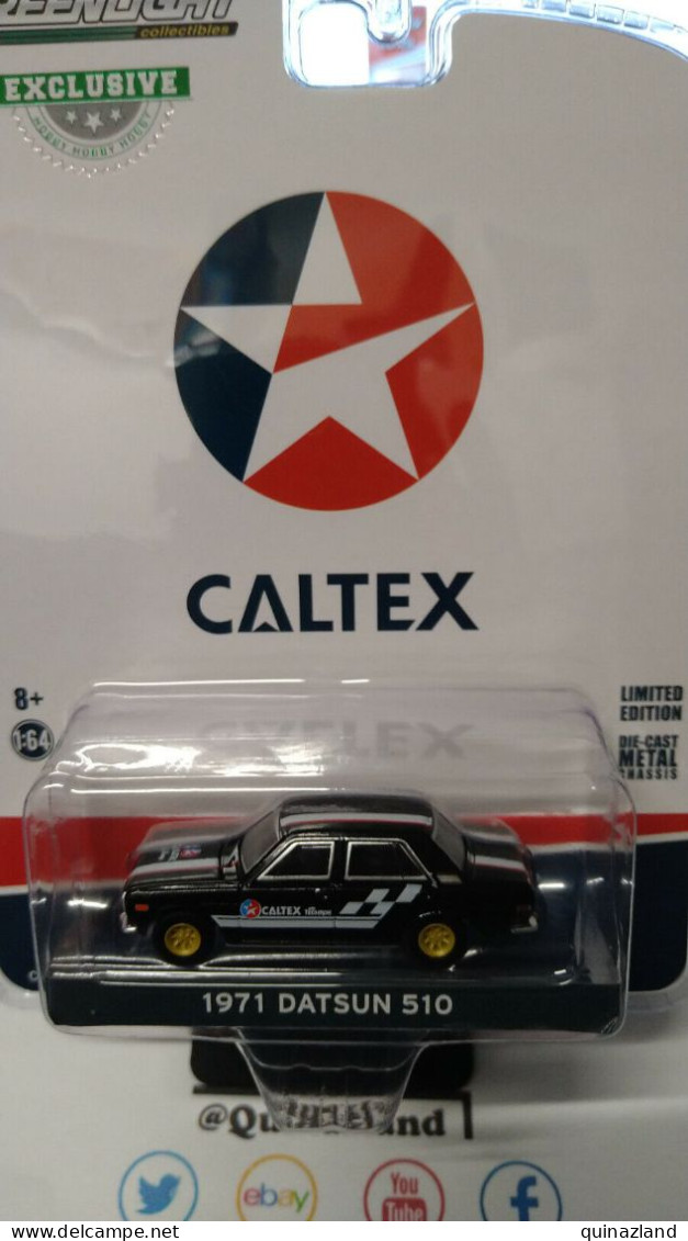 Greenlight Hobby Exclusive Caltex 1971 Datsun 510 (NG92) - Sonstige & Ohne Zuordnung