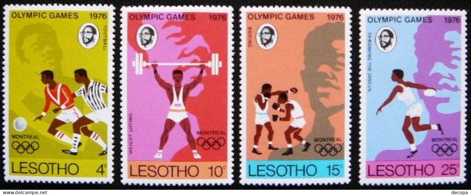 (dcos-314)   Lesotho     Michel  209-12      MNH     1976 - Lesotho (1966-...)