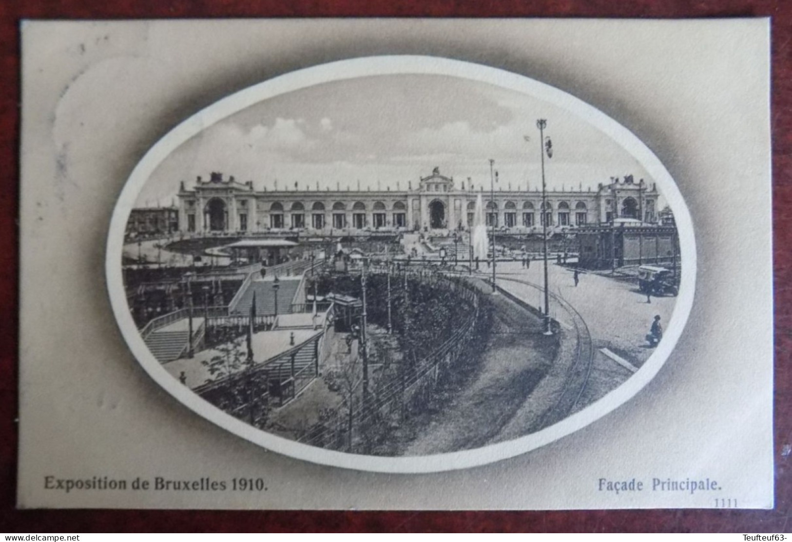 Cpa Bruxelles ; Exposition Universelle De 1910 - Façade Principale - Beau Cachet Rond Mechelen - Universal Exhibitions