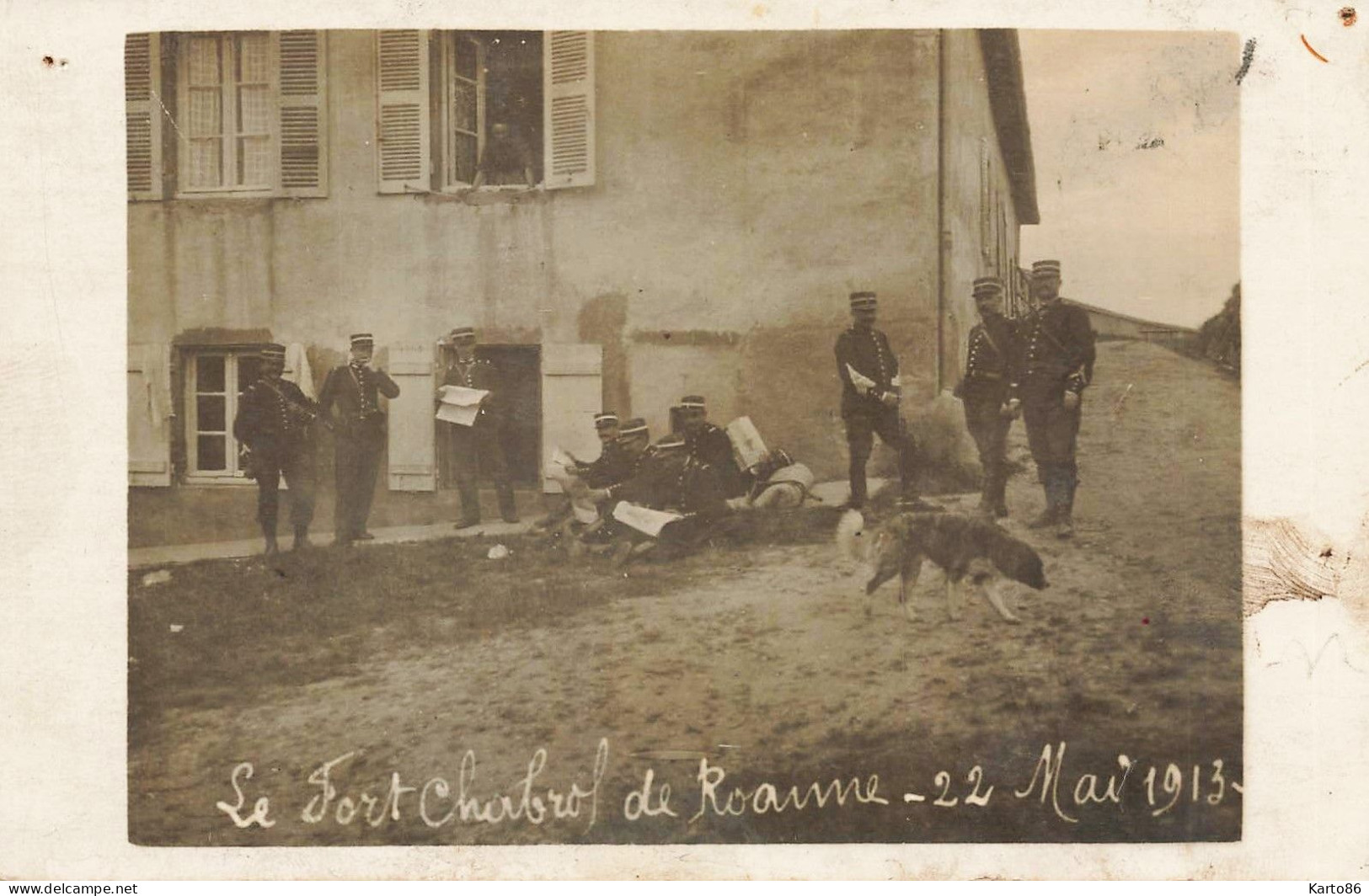 Roanne * Carte Photo * Le Fort Chabrol De Roanne Le 22 Mai 1913 - Roanne