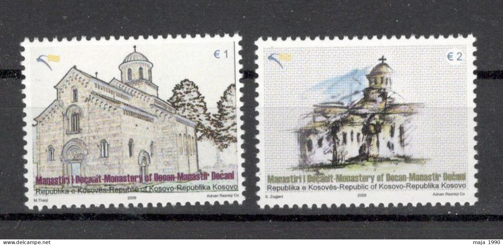 KOSOVO - MNH SET - MONASTERY - 2009. - Kosovo