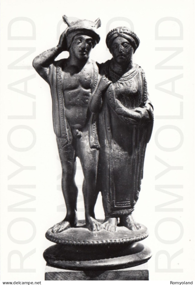 CARTOLINA  C15 FERRARA,EMILIA ROMAGNA-MUSEO ARCHEOLOGICO NAZIONALE-NECROPOLI DI SPINA (VALLE PEGA)-NON VIAGGIATA - Ferrara