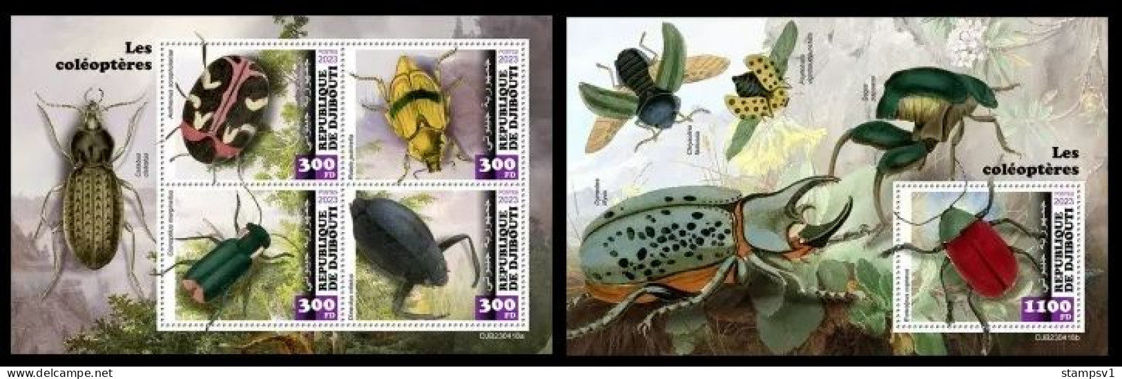 Djibouti  2023 Beetles. (418) OFFICIAL ISSUE - Altri & Non Classificati