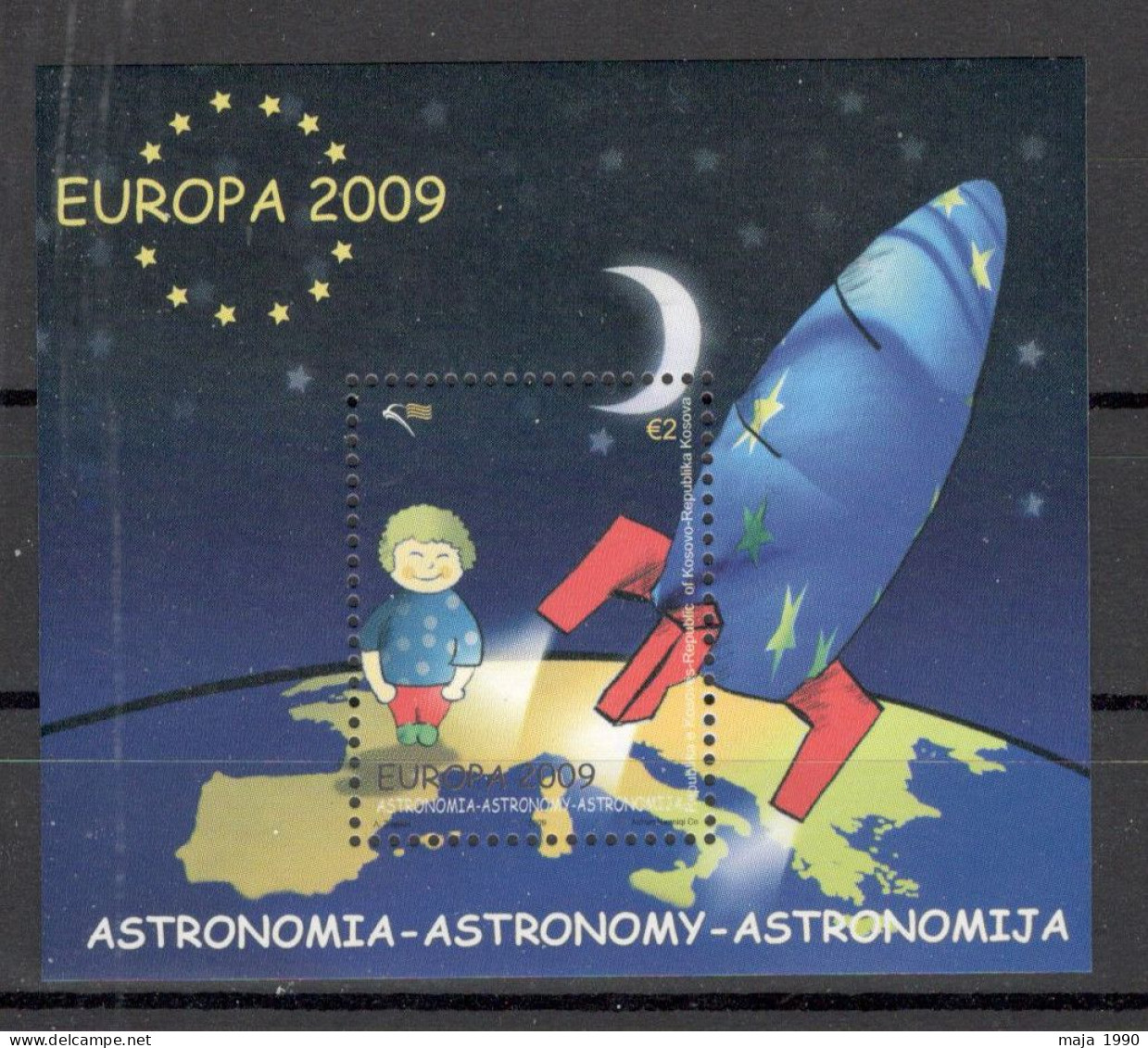 KOSOVO - MNH BLOCK - EUROPA CEPT - ASTRONOMY - 2009. - Kosovo