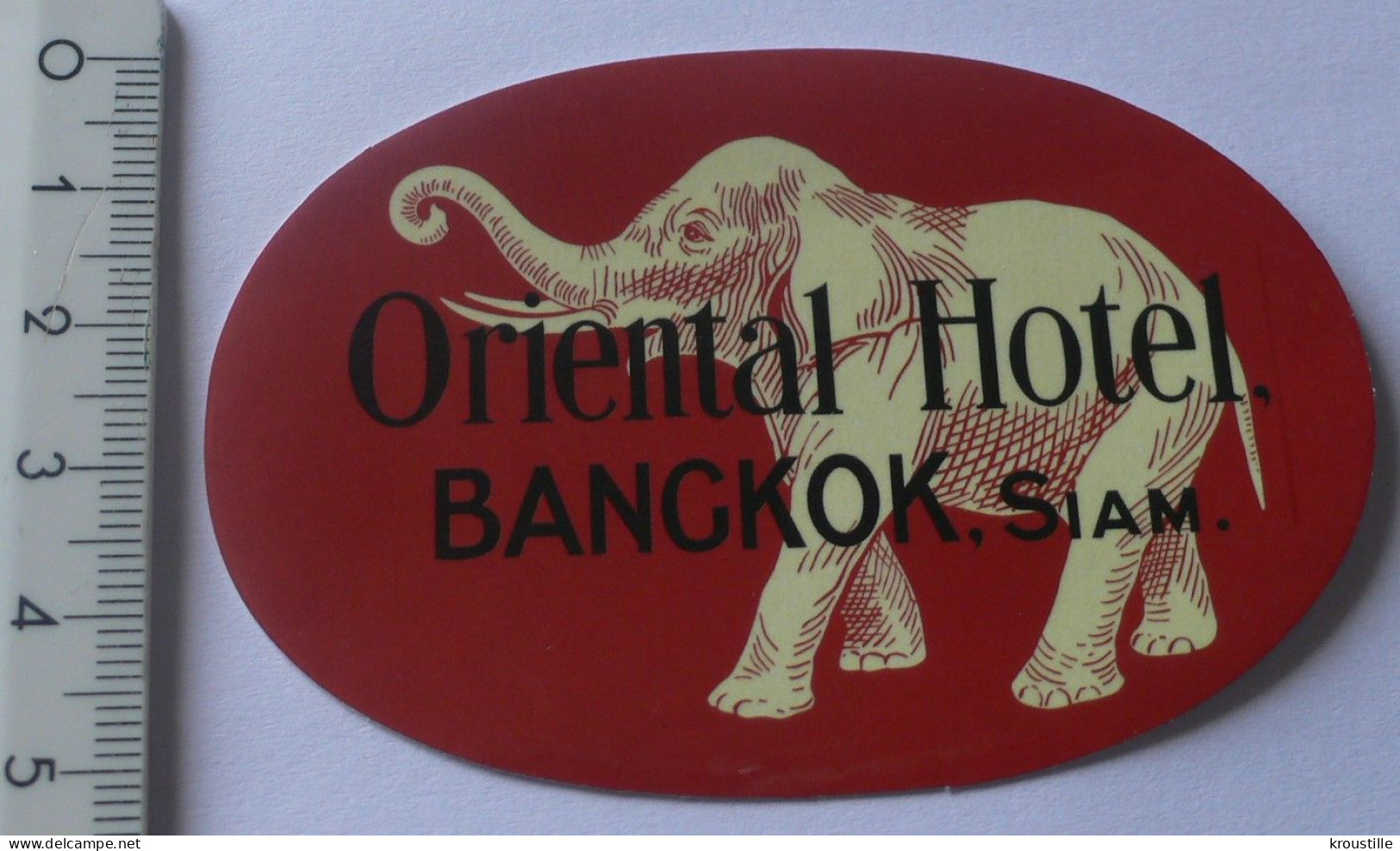 THEME HOTEL : AUTOCOLLANT ORIENTAL HOTEL - BANGKOK - Stickers