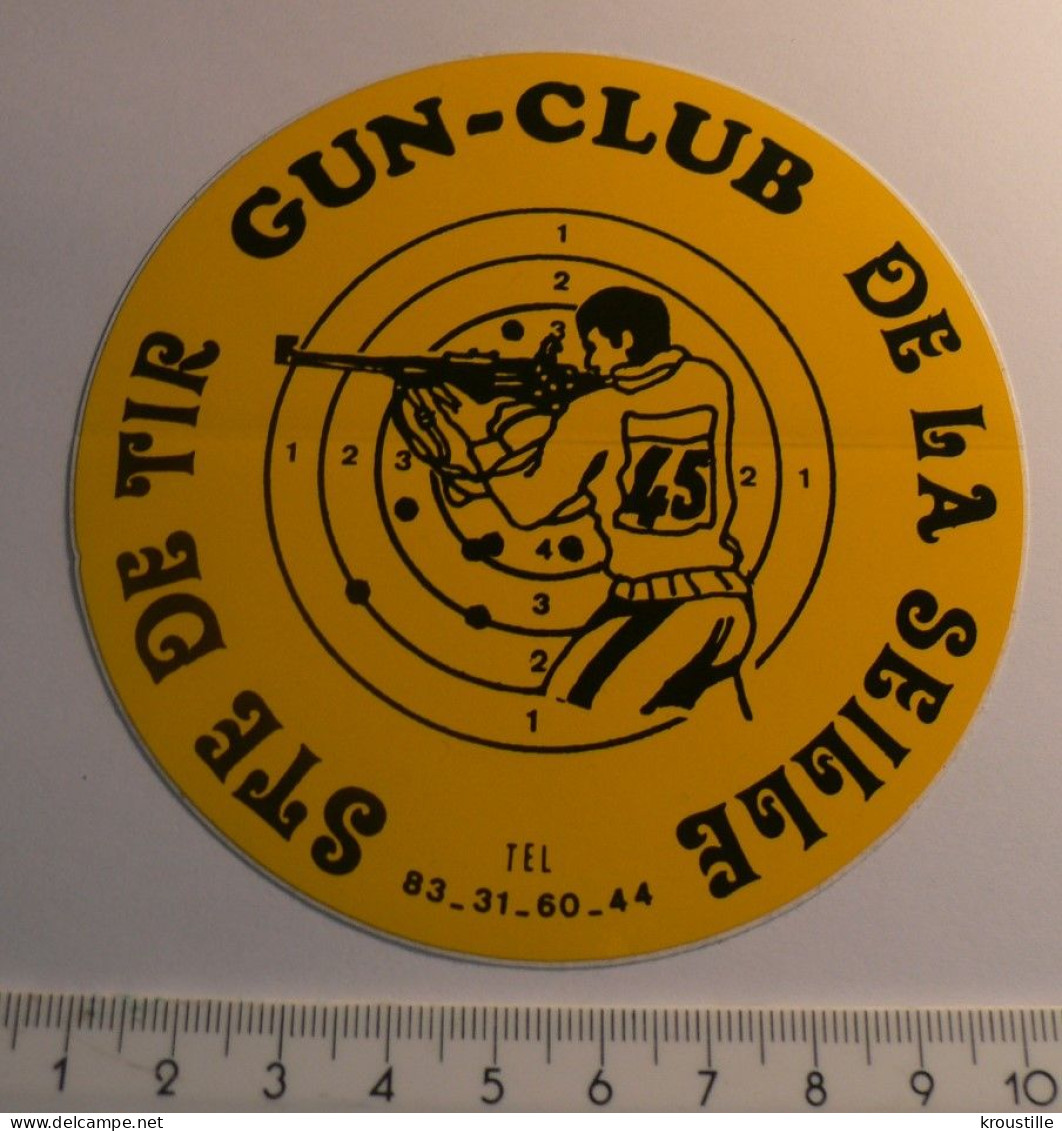 THEME TIR SPORTIF : AUTOCOLLANT GUN-CLUB DE LA SEILLE - Autocollants