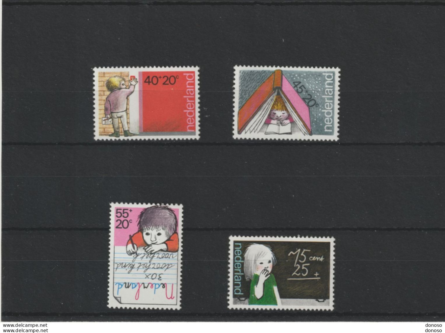 PAYS BAS 1978 ENFANCE  Yvert 1099-1102, Michel 1128-1131 NEUF** MNH Cote 3,50 Euros - Unused Stamps