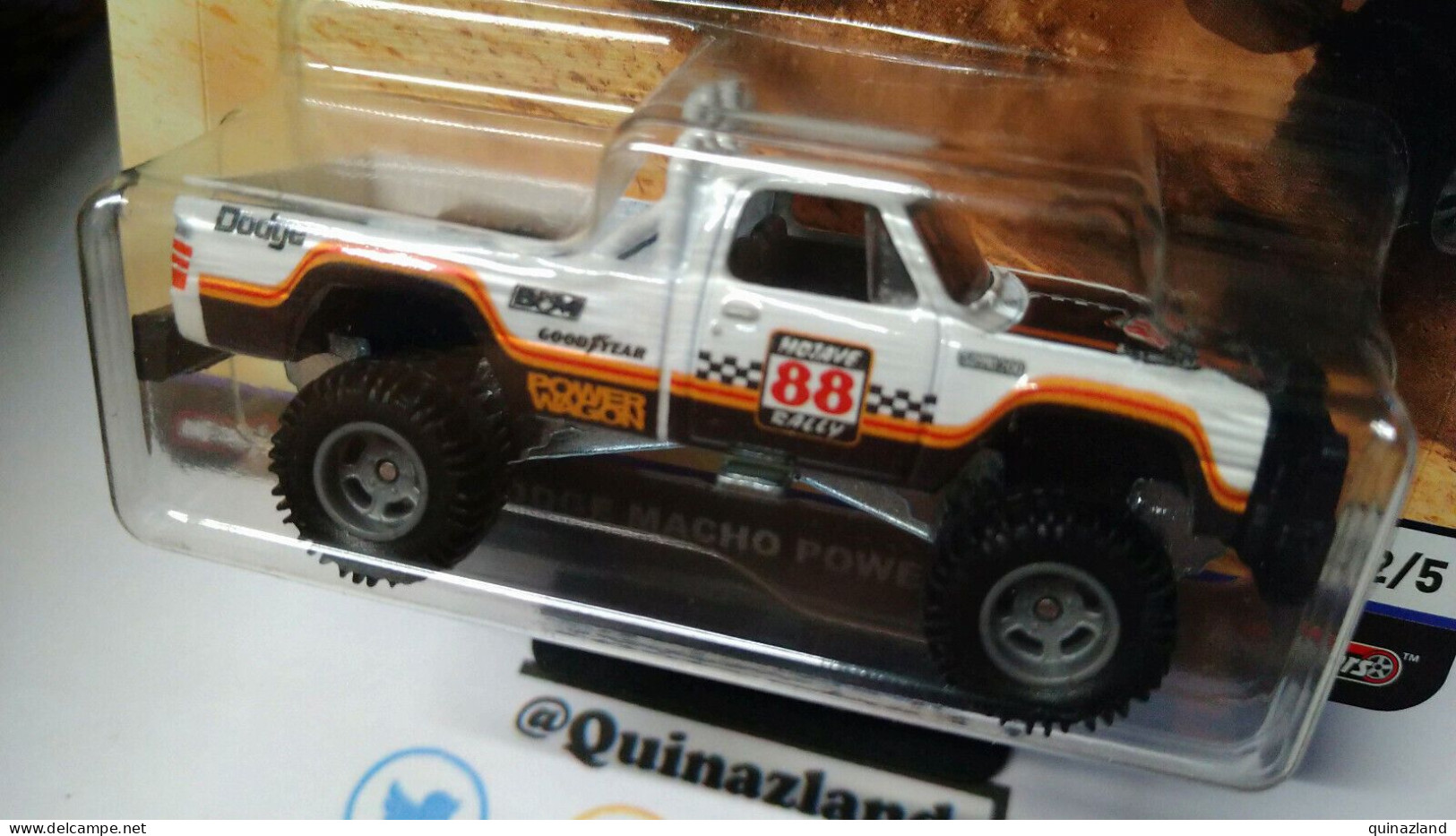 Hot Wheels Car Culture Desert Rally '80 Dodge Macho Power Wagon (NG52) - HotWheels