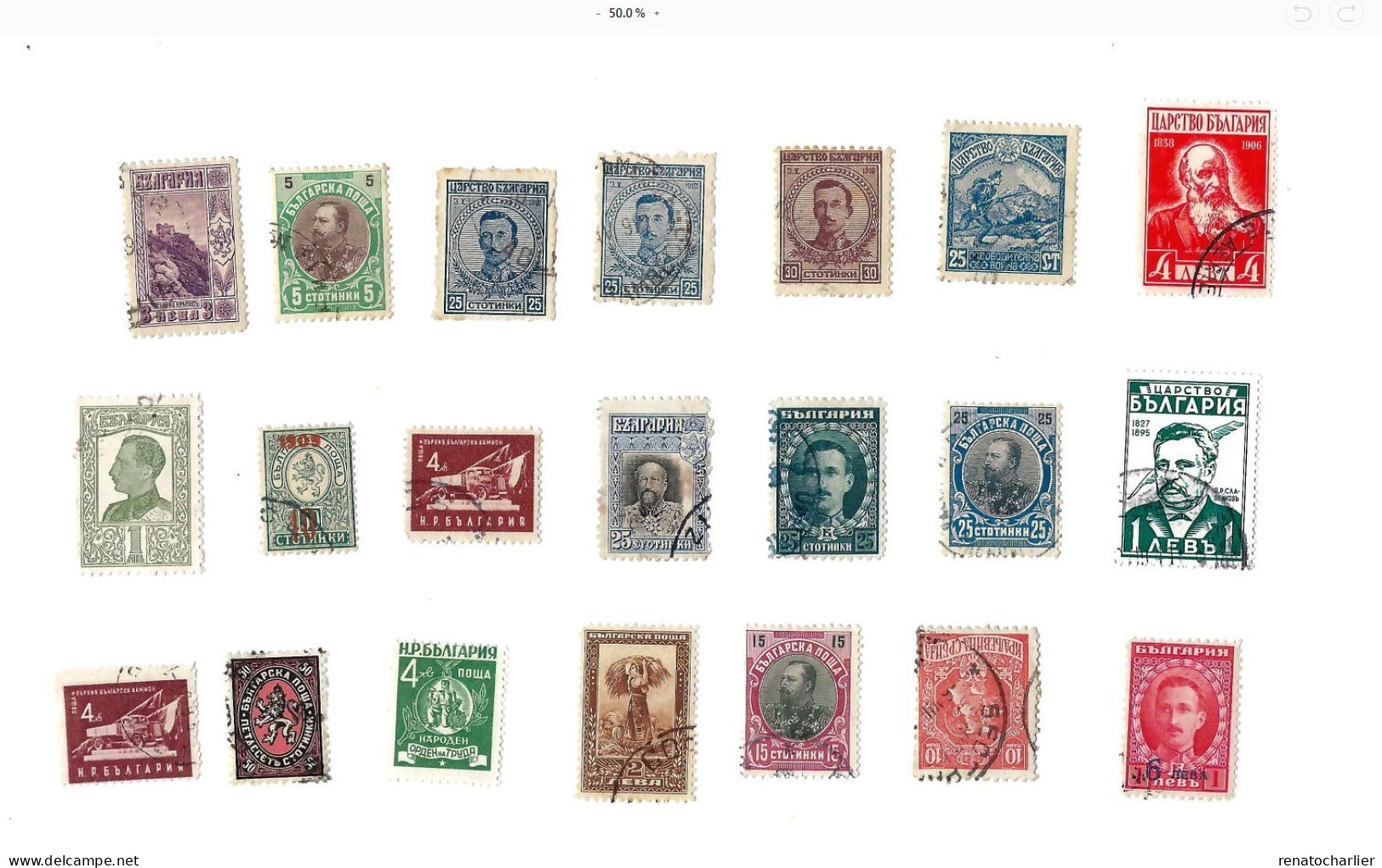 Collection De 95 Timbres  Oblitérés. - Verzamelingen & Reeksen
