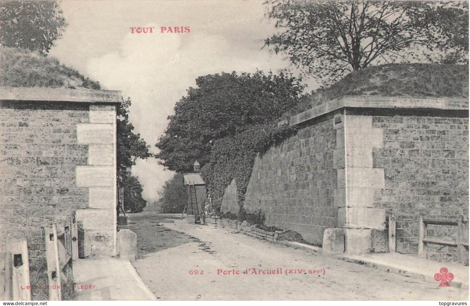 75 TOUT PARIS PORTE D'ARCUEIL - 1877 - Sonstige & Ohne Zuordnung