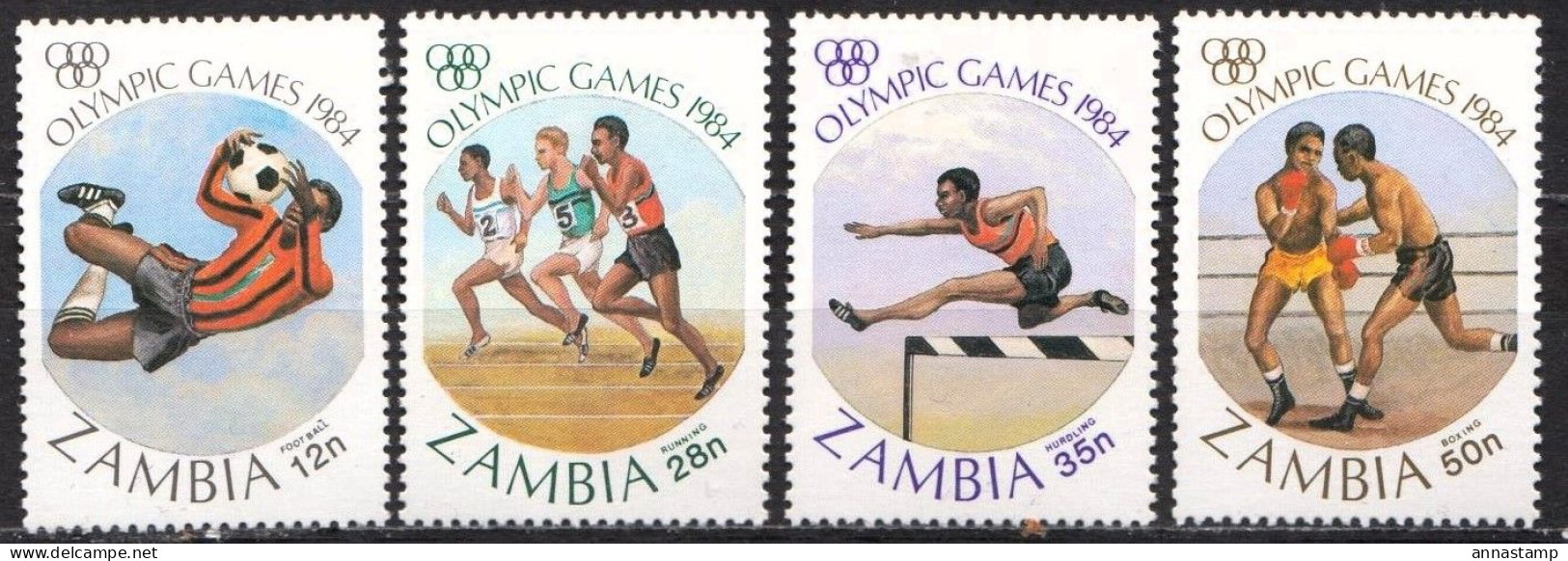 Zambia MNH Set - Ete 1984: Los Angeles