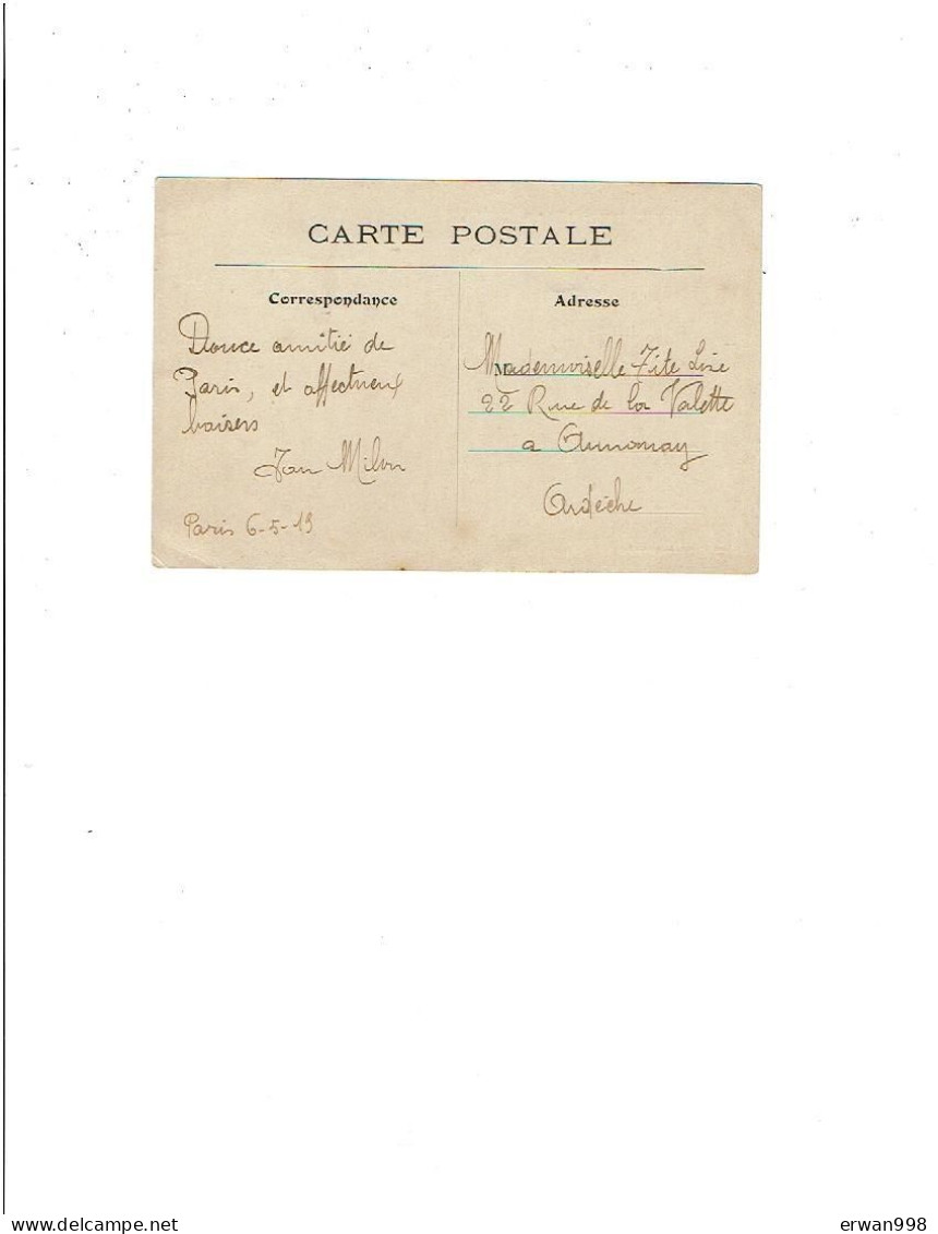 PARIS "La Seine Pittoresque Pont D'Austerlitz Ed J & Cie à ANGOULEME & PARIS écrite En 1919  (162) - Ponti