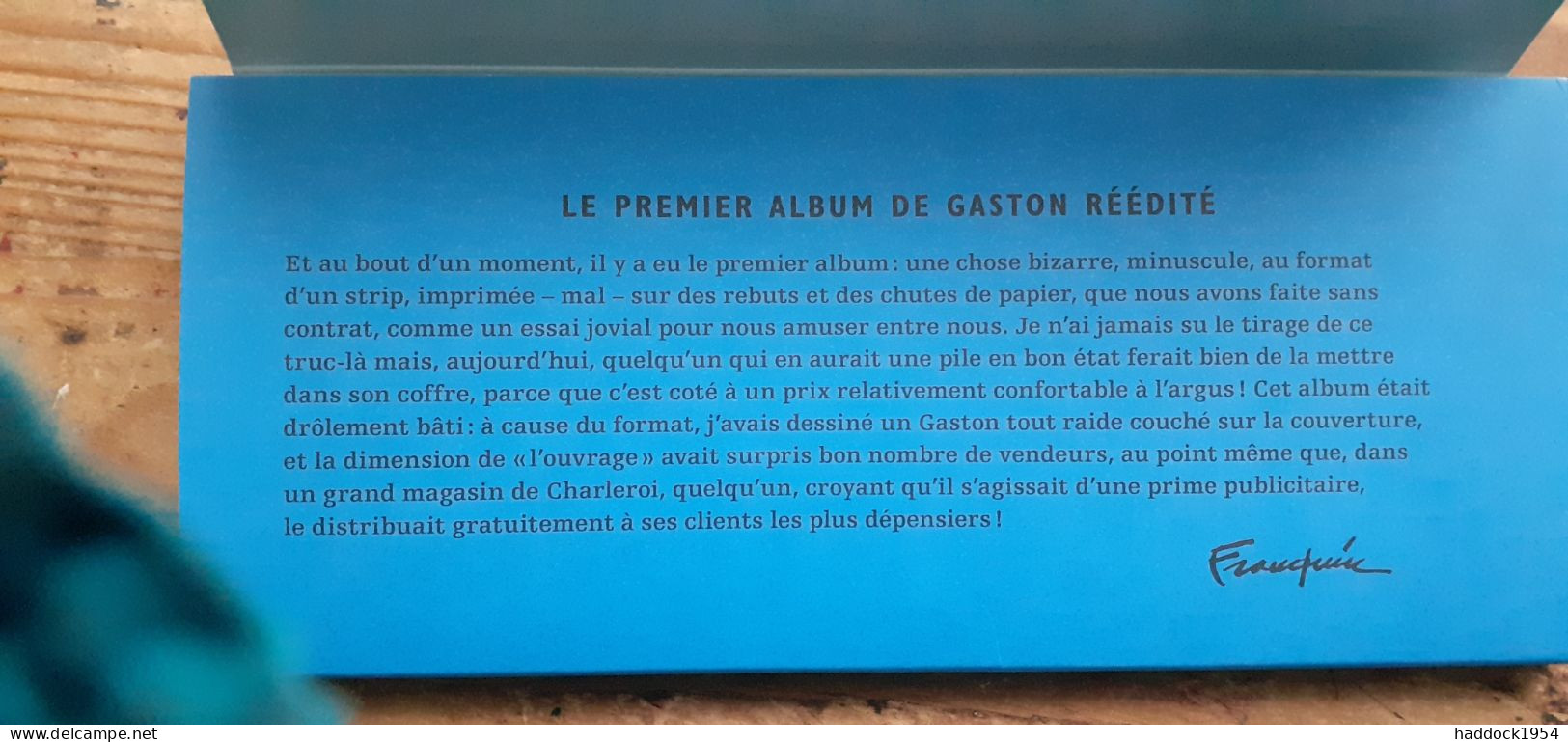 GASTON O JIDEHEM FRANQUIN Dupuis Canal BD - Gaston
