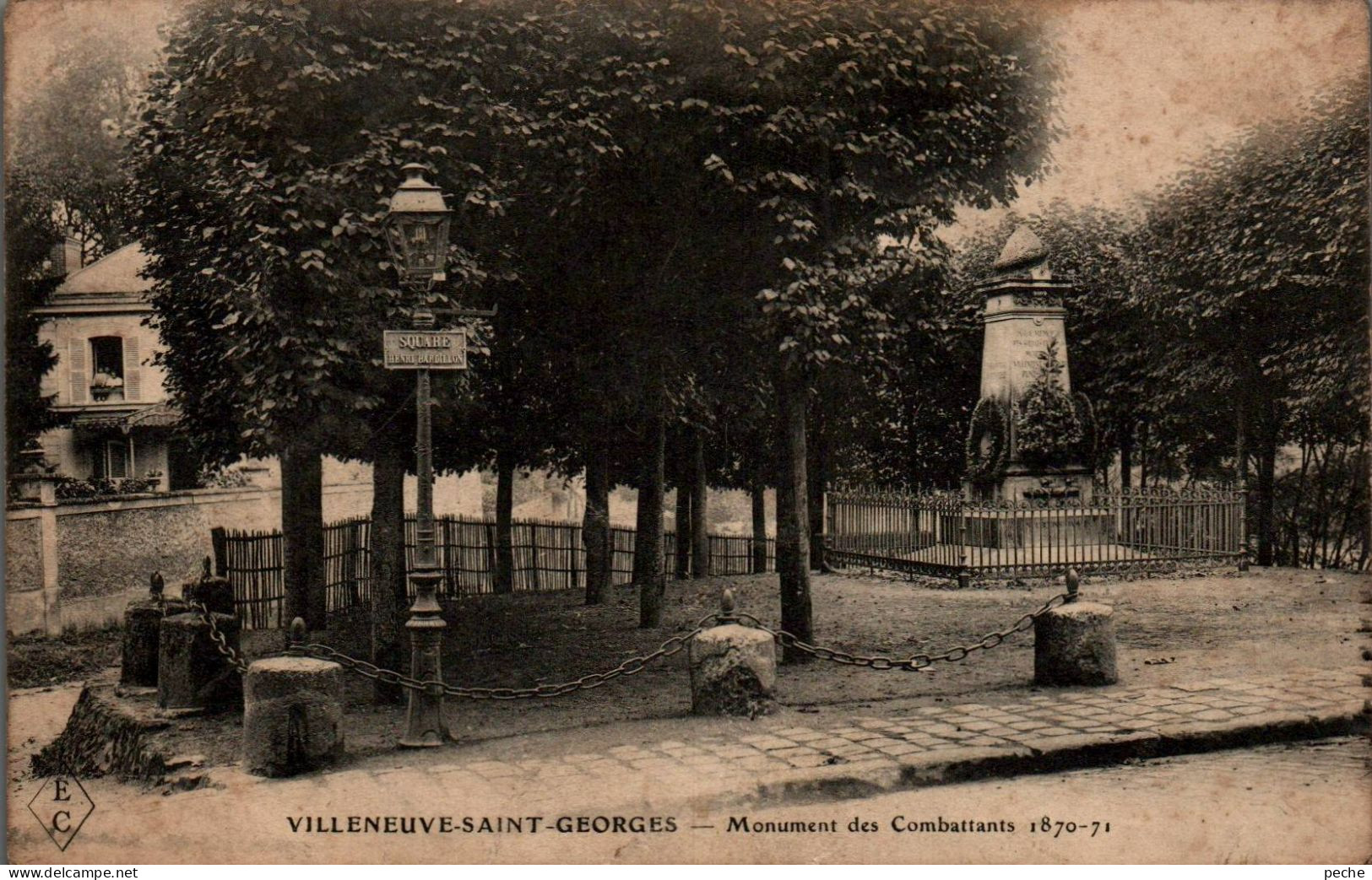 N°2783 W -cpa Villeneuve St Georges -monument Des Combattants- - Villeneuve Saint Georges