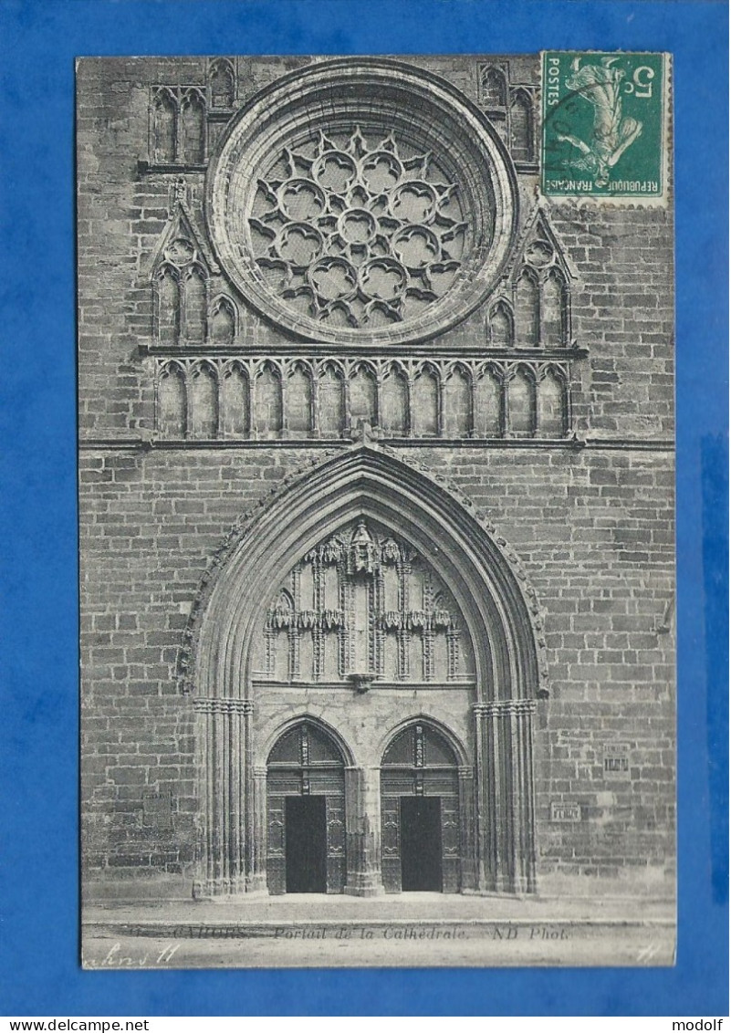 CPA - 46 - Cahors - Portail De La Cathédrale - Circulée En 1912 - Cahors