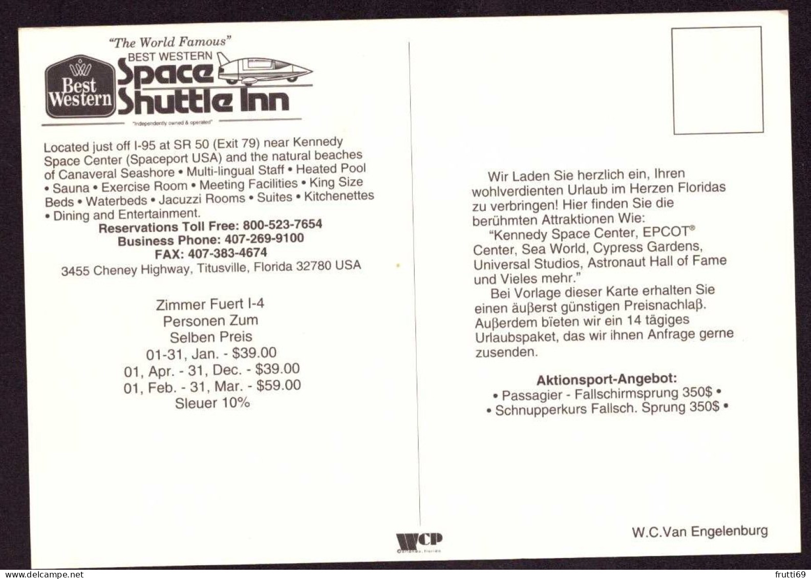AK 211939 USA - Florida - Titusville - Space Shuttle Inn - Autres & Non Classés