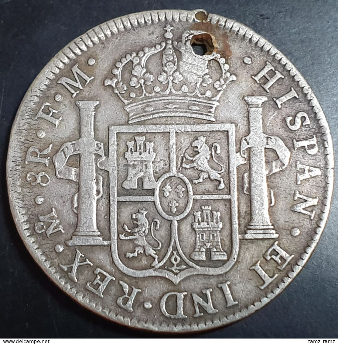 Mexico Spanish Colonial 8 Reales Carol Carolus IIII 1798 Mo FM Mexico City Mint - Mexique