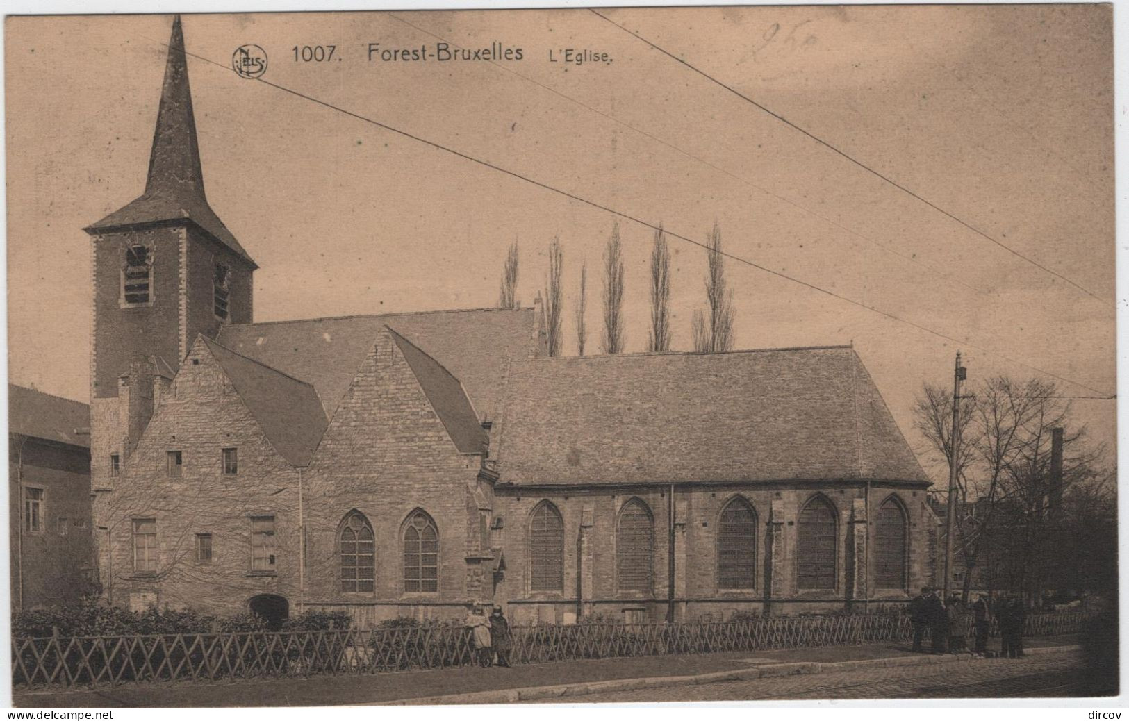 Vorst - Forest - De Kerk (Flion No 1007) (gelopen Kaart Met Zegel) - Forest - Vorst