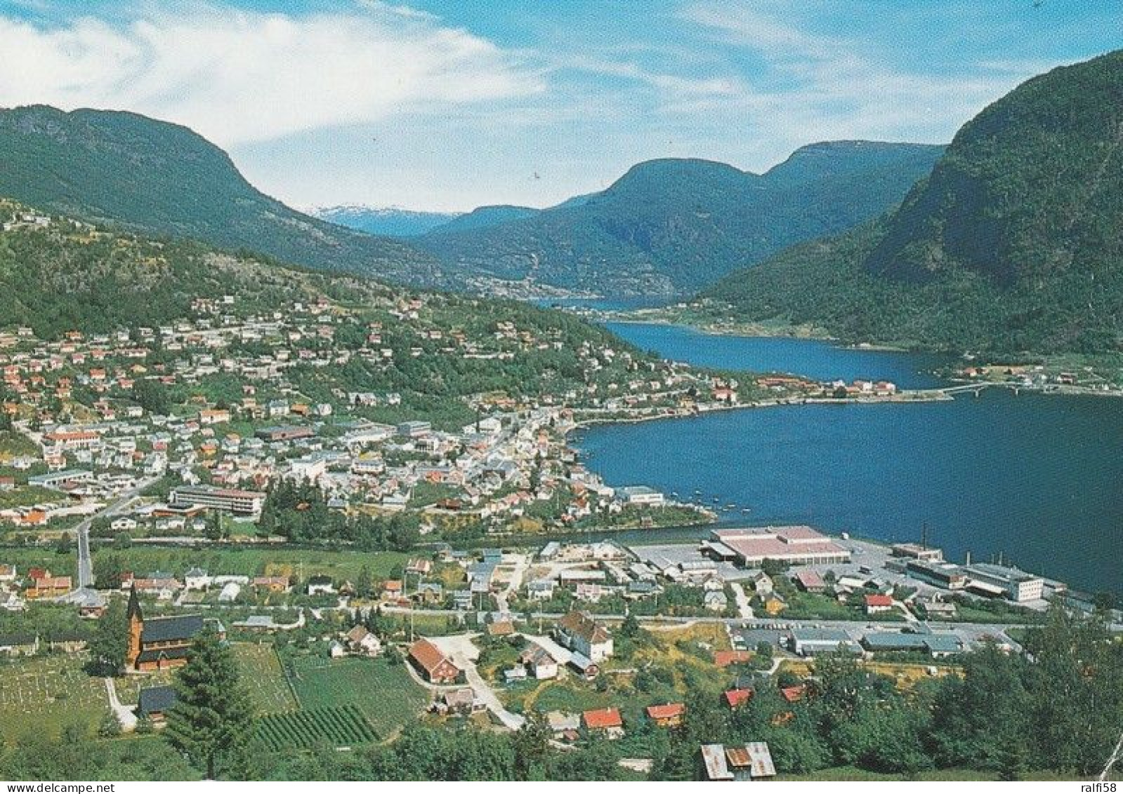 1 AK Norwegen * Blick Auf Sogndalsfjøra (meist Nur Sogndal Genannt) - Der Ort Liegt Am Ende Des Sogndalsfjordes * - Norvège