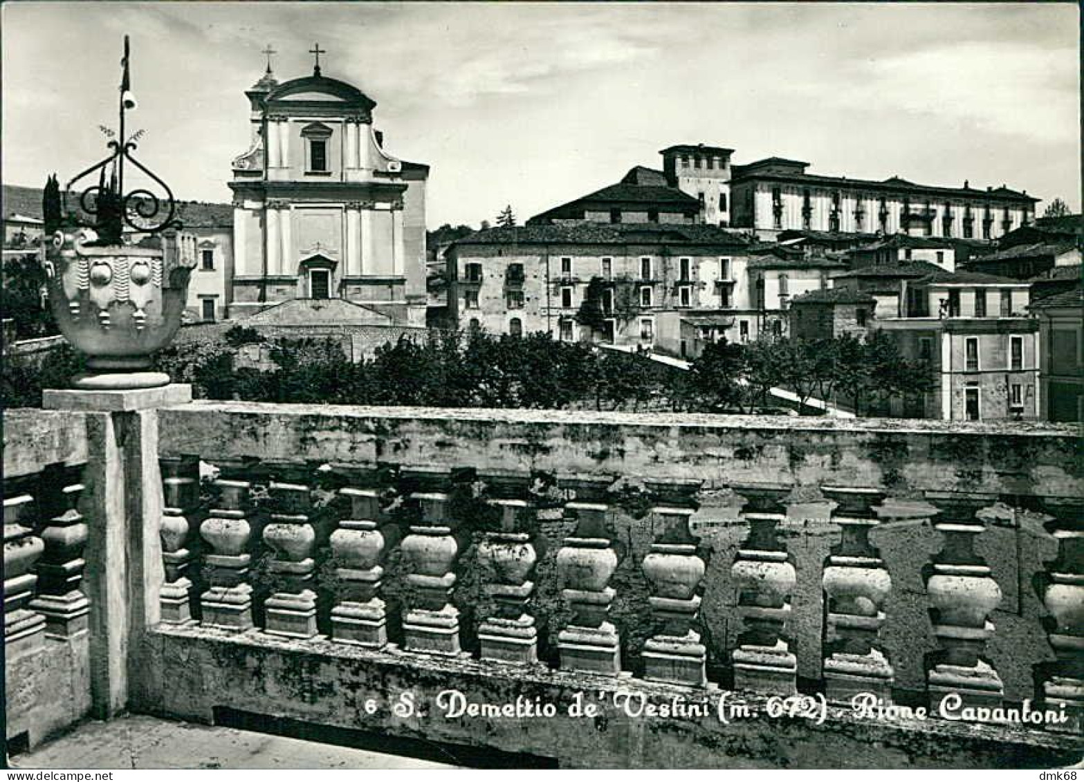 SAN DEMETRIO NE' VESTINI ( L'AQUILA ) RIONE CAVANTONI - EDIZ. COLUCCI - SPEDITA 1958 (20722) - L'Aquila