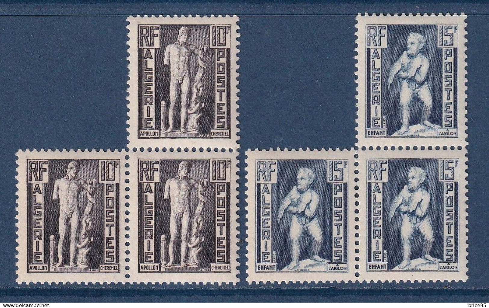 Algérie - YT N° 288 Et 290 ** - Neuf Sans Charnière - 1952 - Unused Stamps