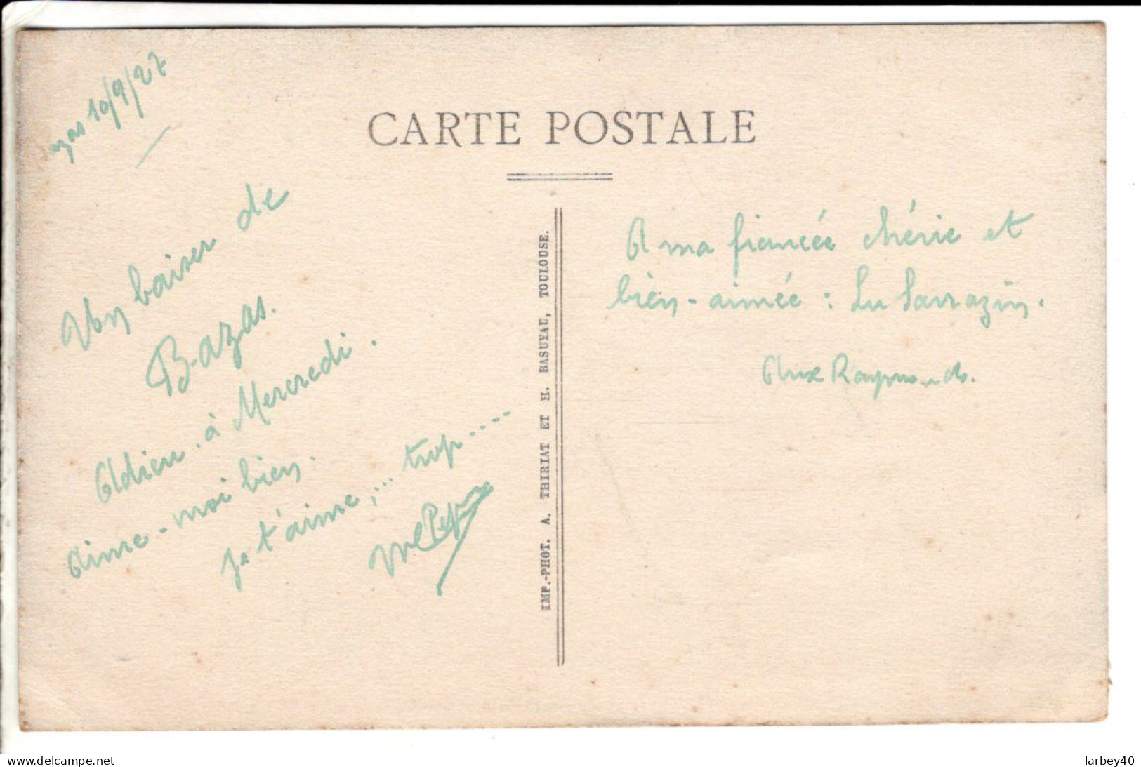 33 - Bazas Promenade De La Plateforme - Cartes Postales Ancienne - Bazas