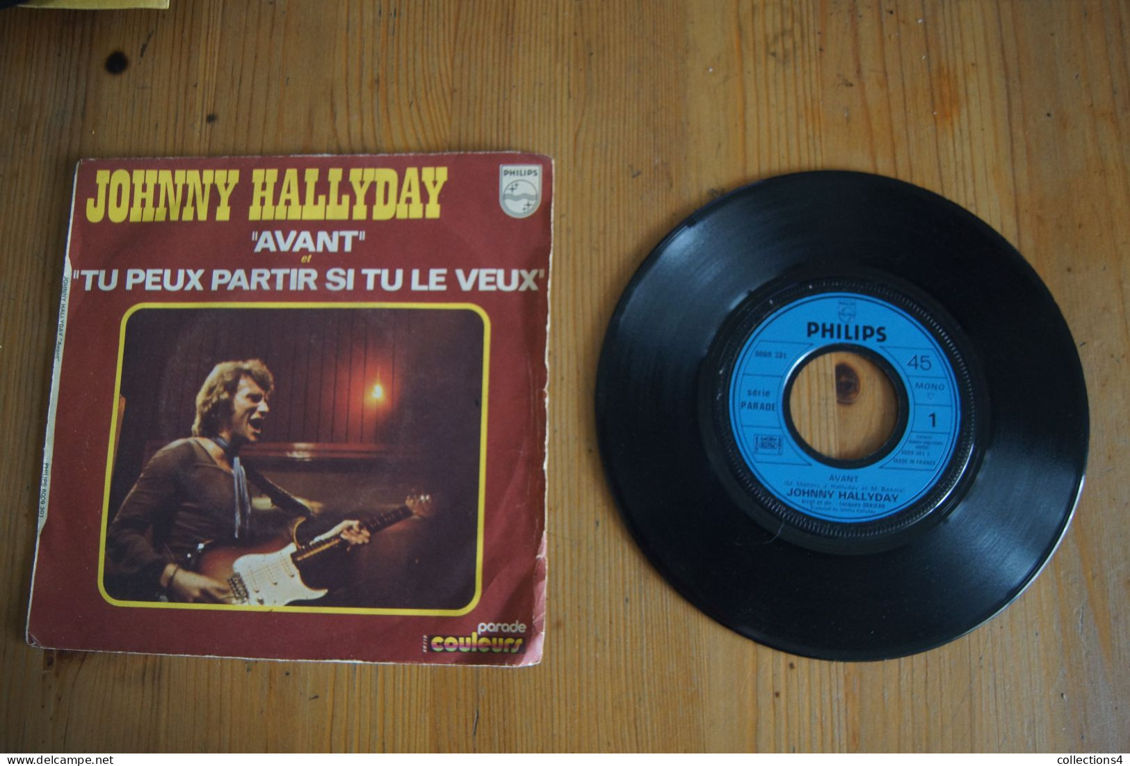 JOHNNY HALLYDAY AVANT SP 1972 VARIANTE - Rock