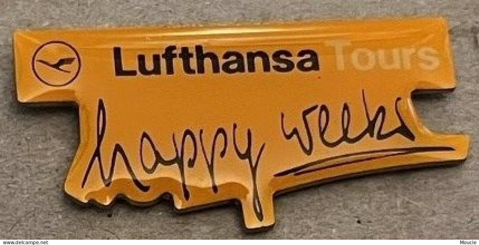 COMPAGNIE AERIENNE LUFTHANSA TOURS - HAPPY WEEKS - AVION - PLANE - AEREO - LOGO - FLUGZEUG -     (22) - Luftfahrt
