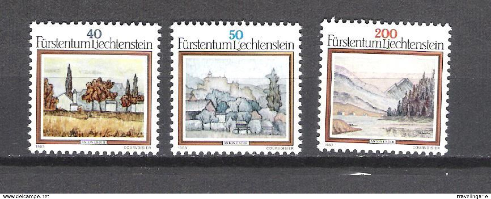 Liechtenstein 1983 Paintings Of Anton Ender ** MNH - Ungebraucht
