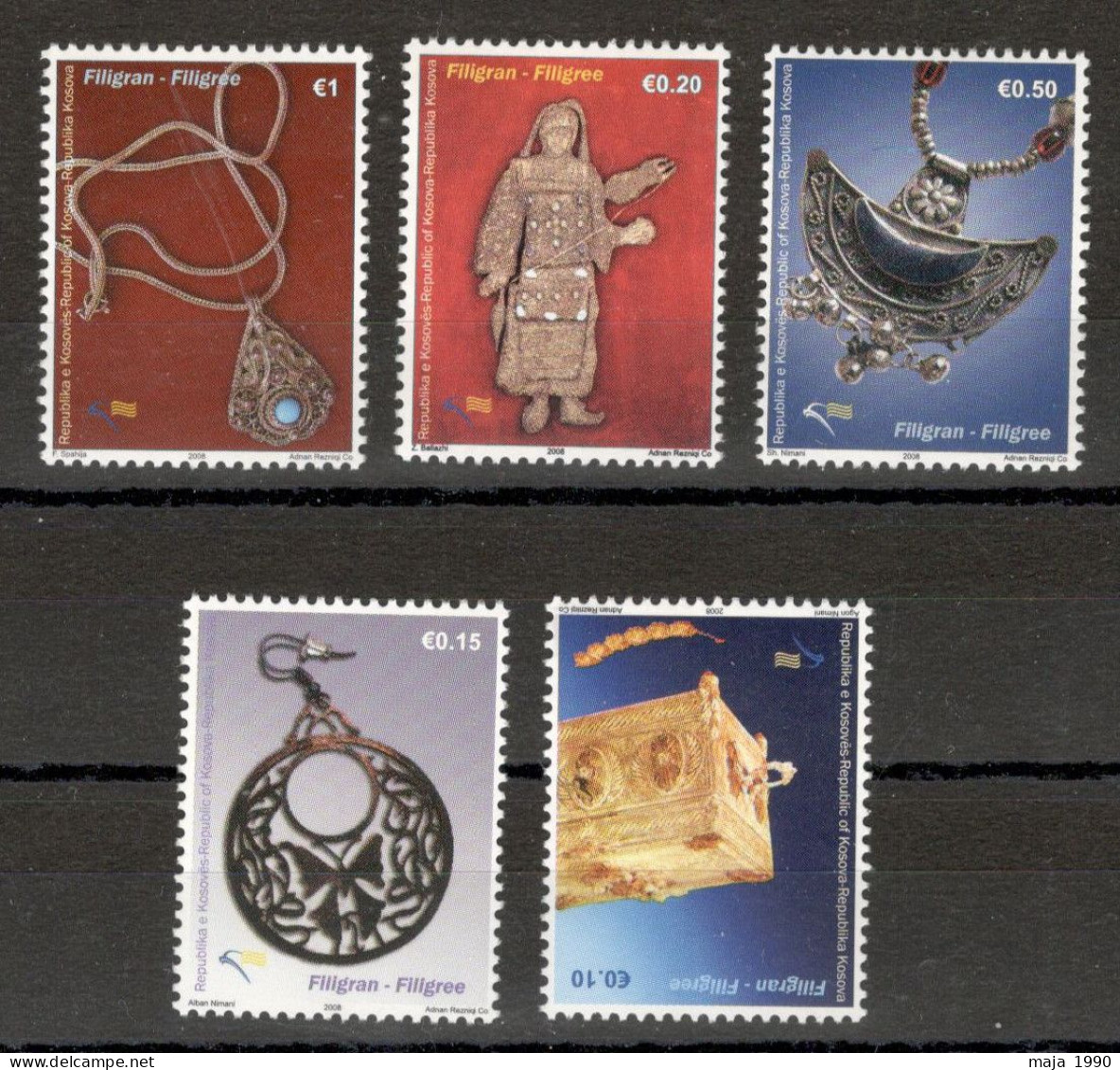 KOSOVO - MNH SET - FILIGREE - 2008. - Kosovo